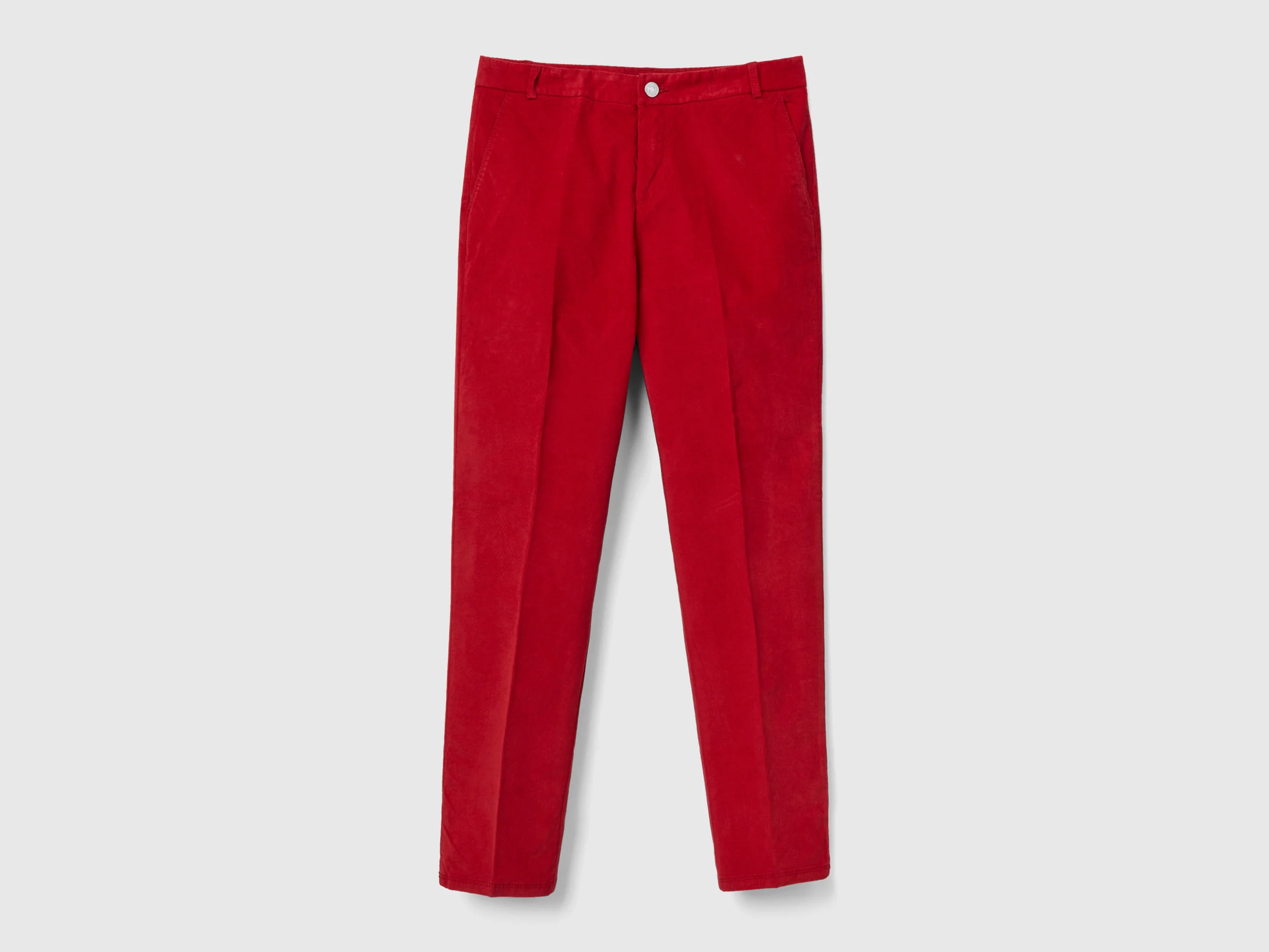 Chino in velluto elasticizzato