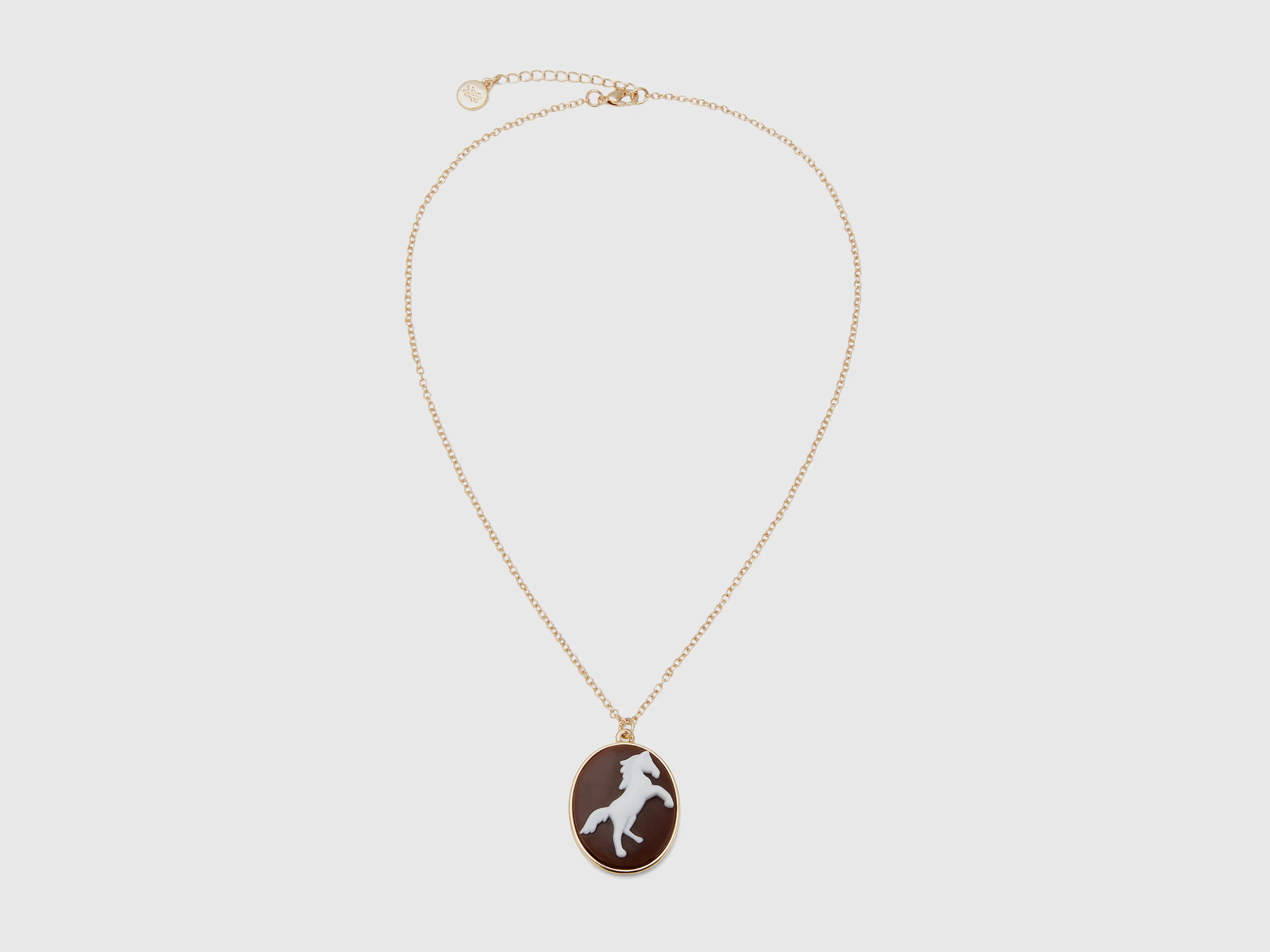 Collana con cammeo cavallo