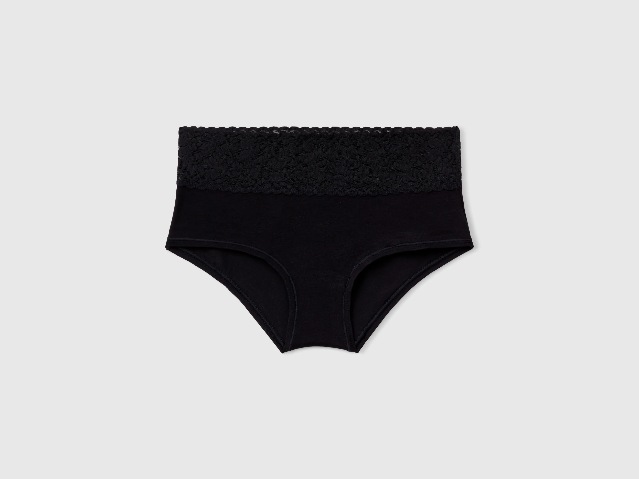 Culotte con bordo in pizzo