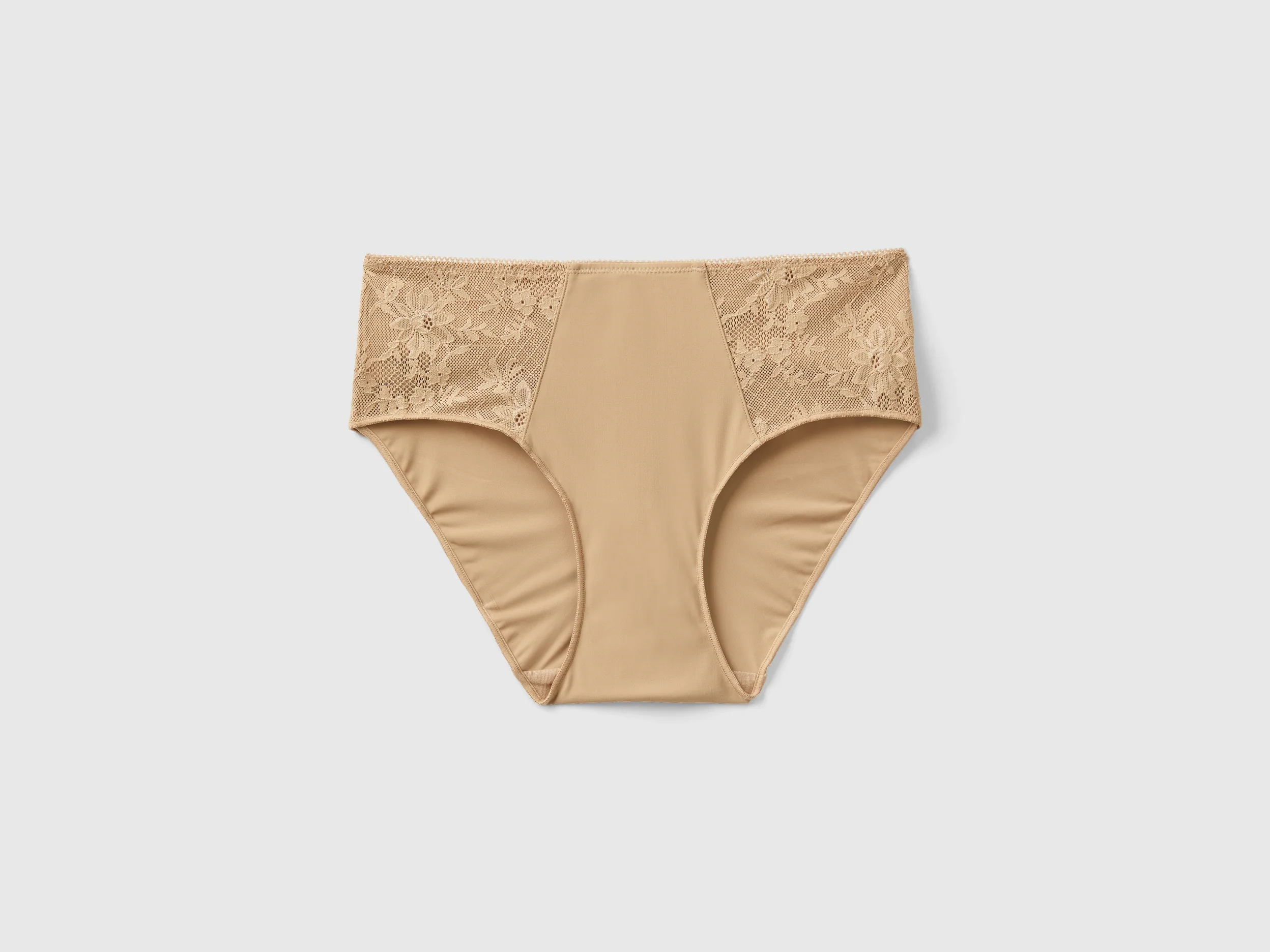 Culotte in pizzo e microfibra