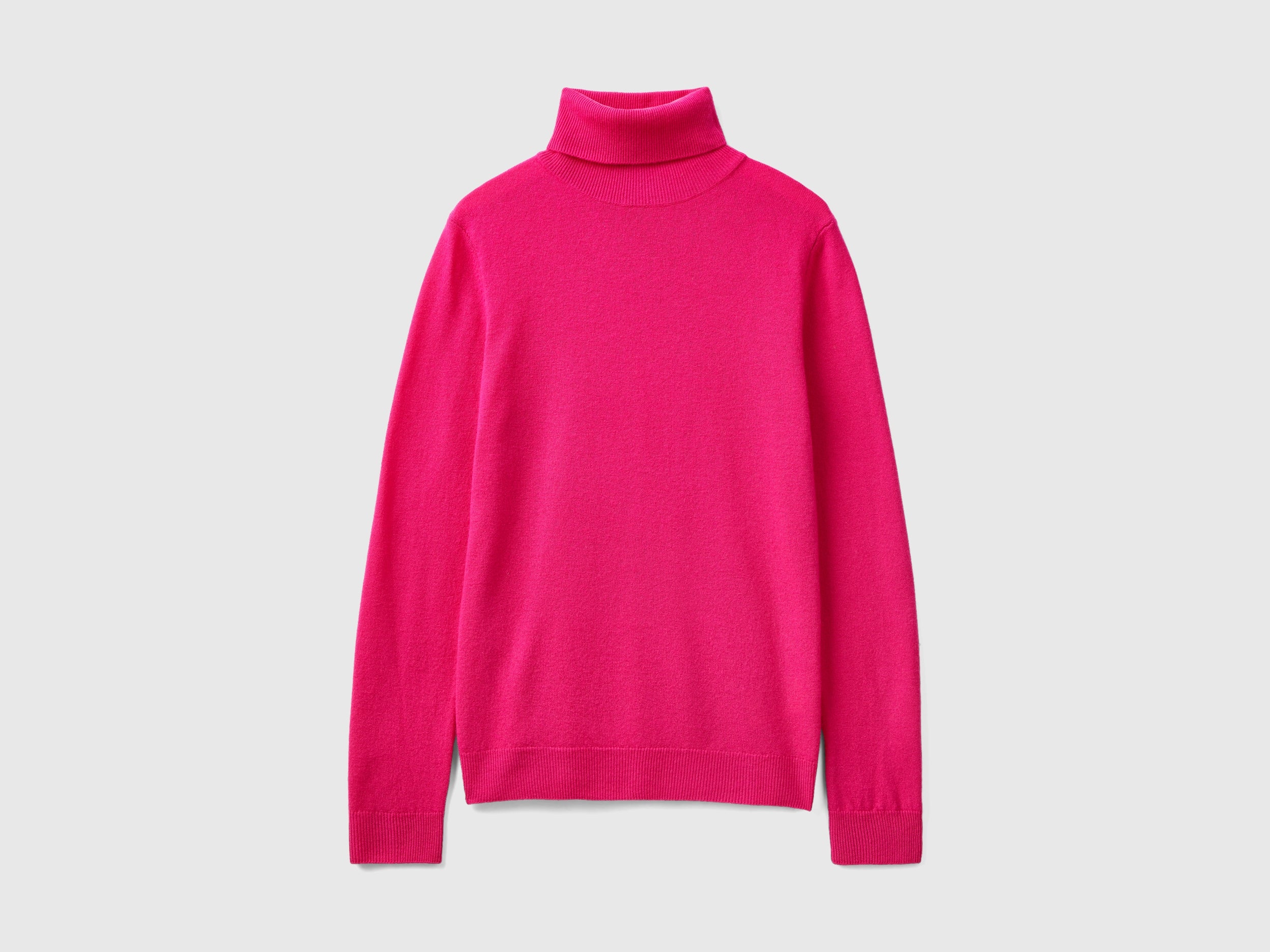 Dolcevita fucsia in pura lana Merino