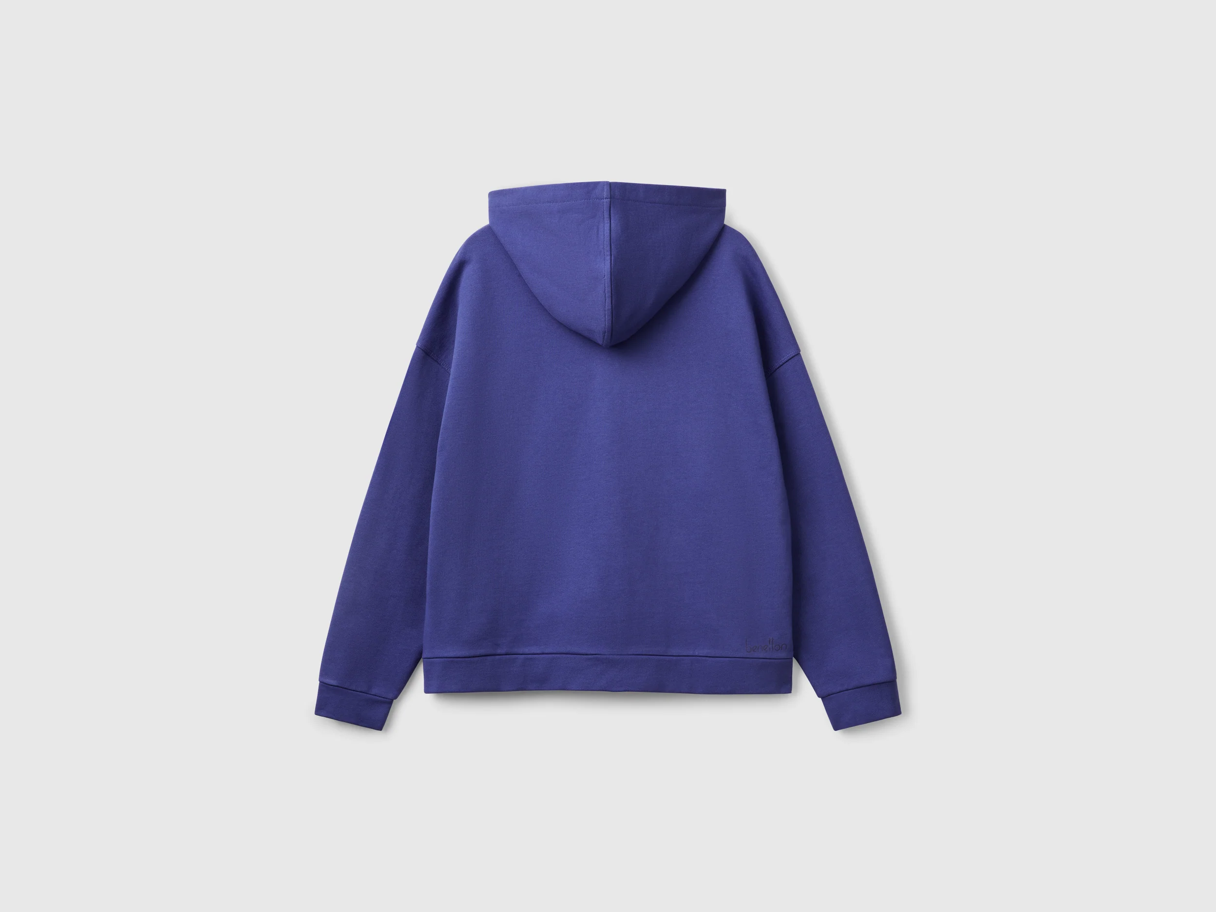 Felpa 100% cotone con zip e cappuccio - Image 2