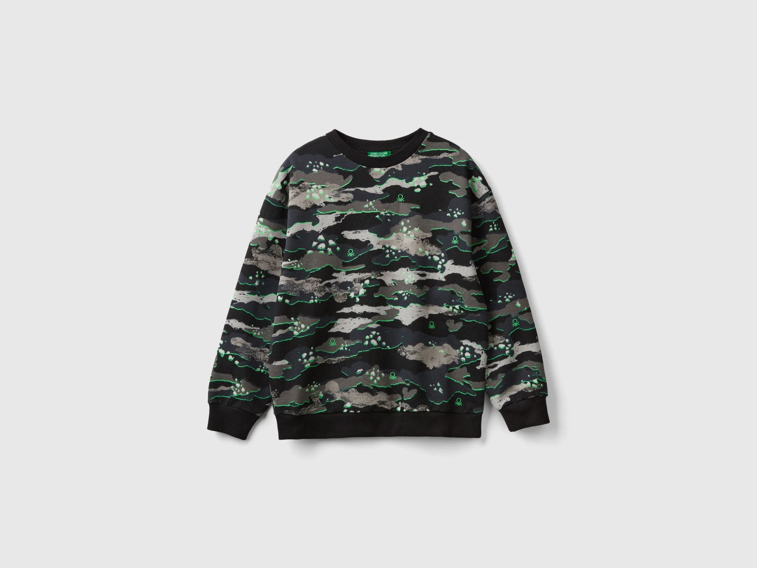 Felpa camouflage 100% cotone