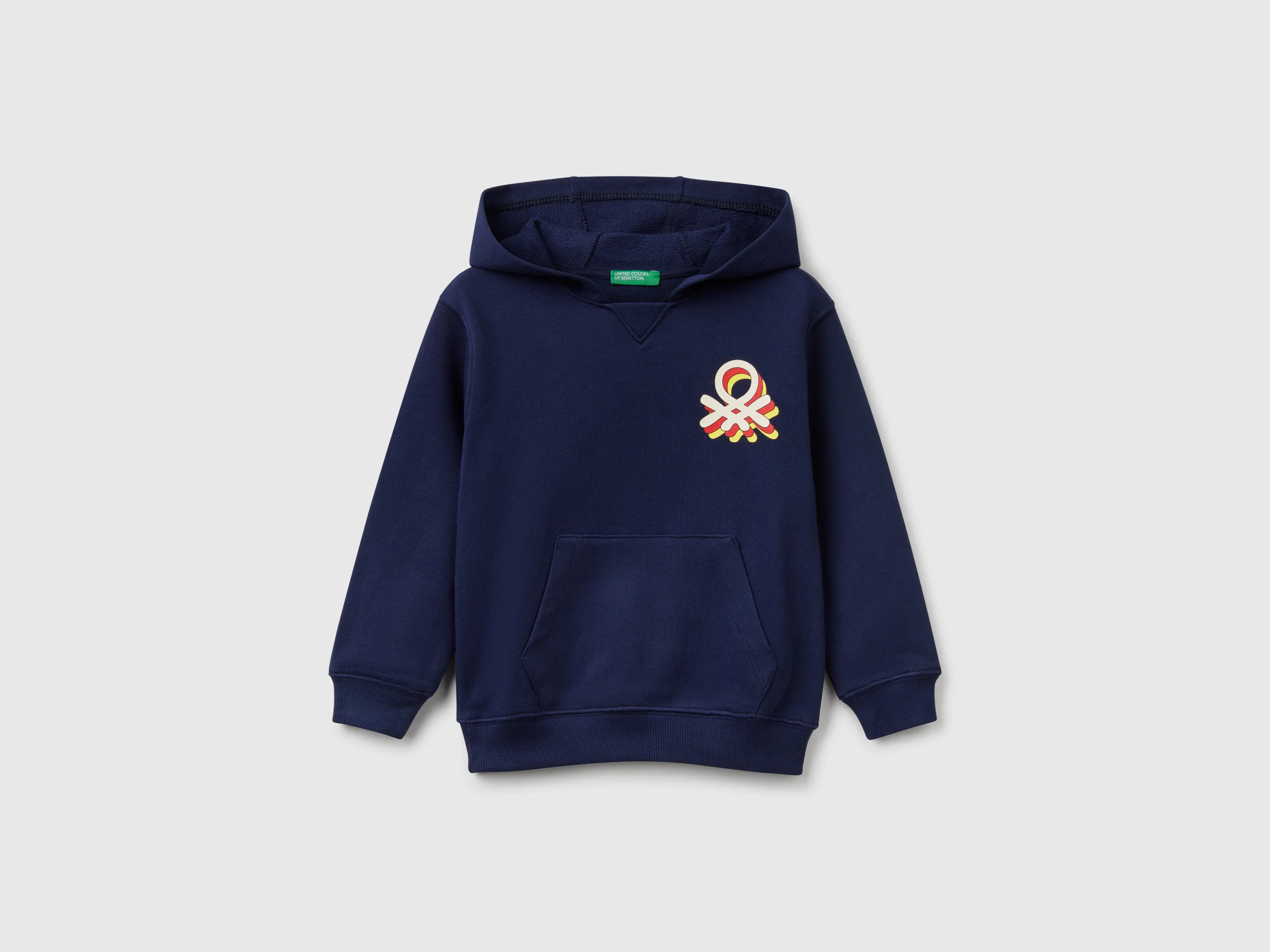 Felpa con cappuccio 100% cotone