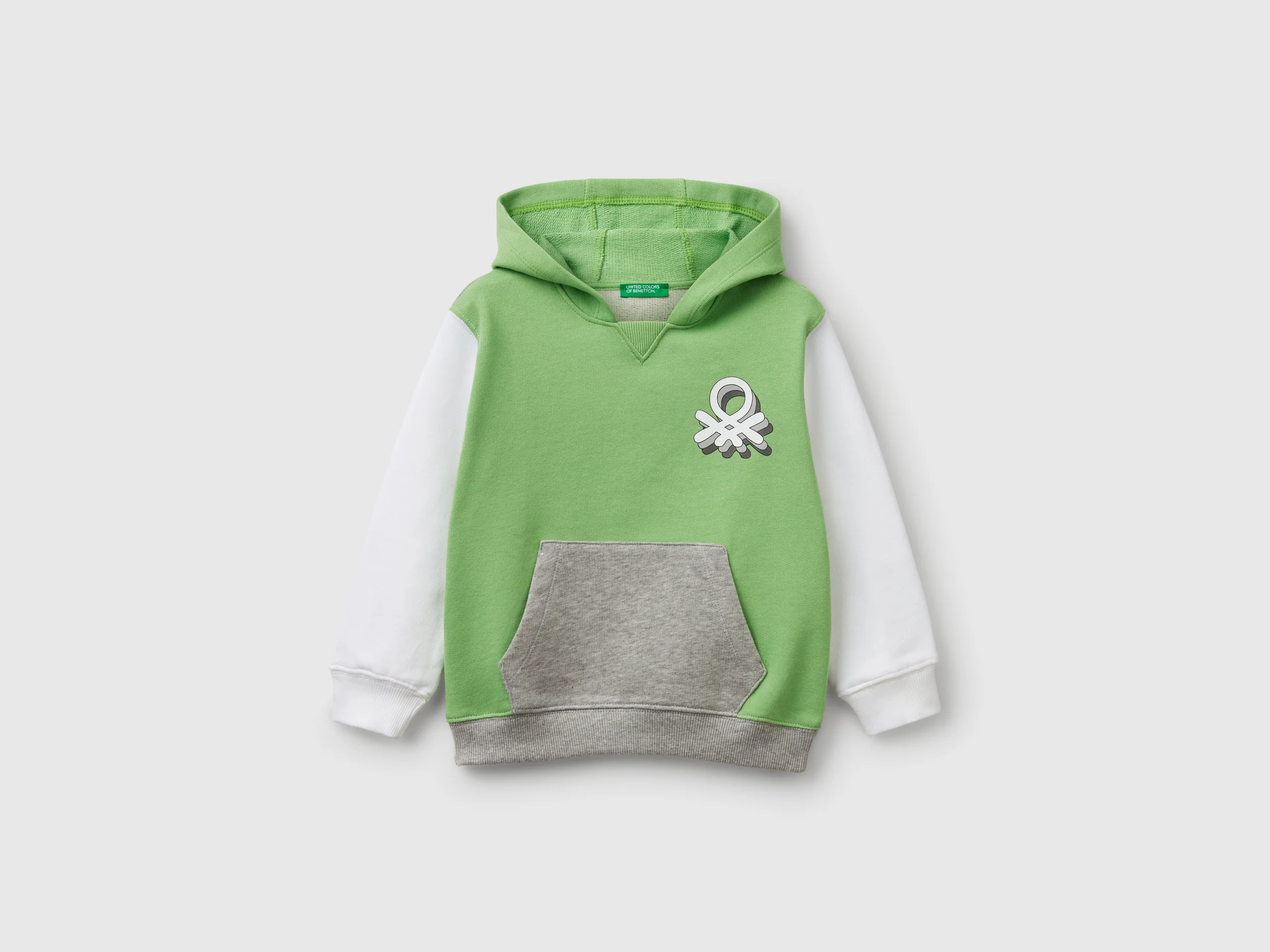 Felpa con cappuccio 100% cotone