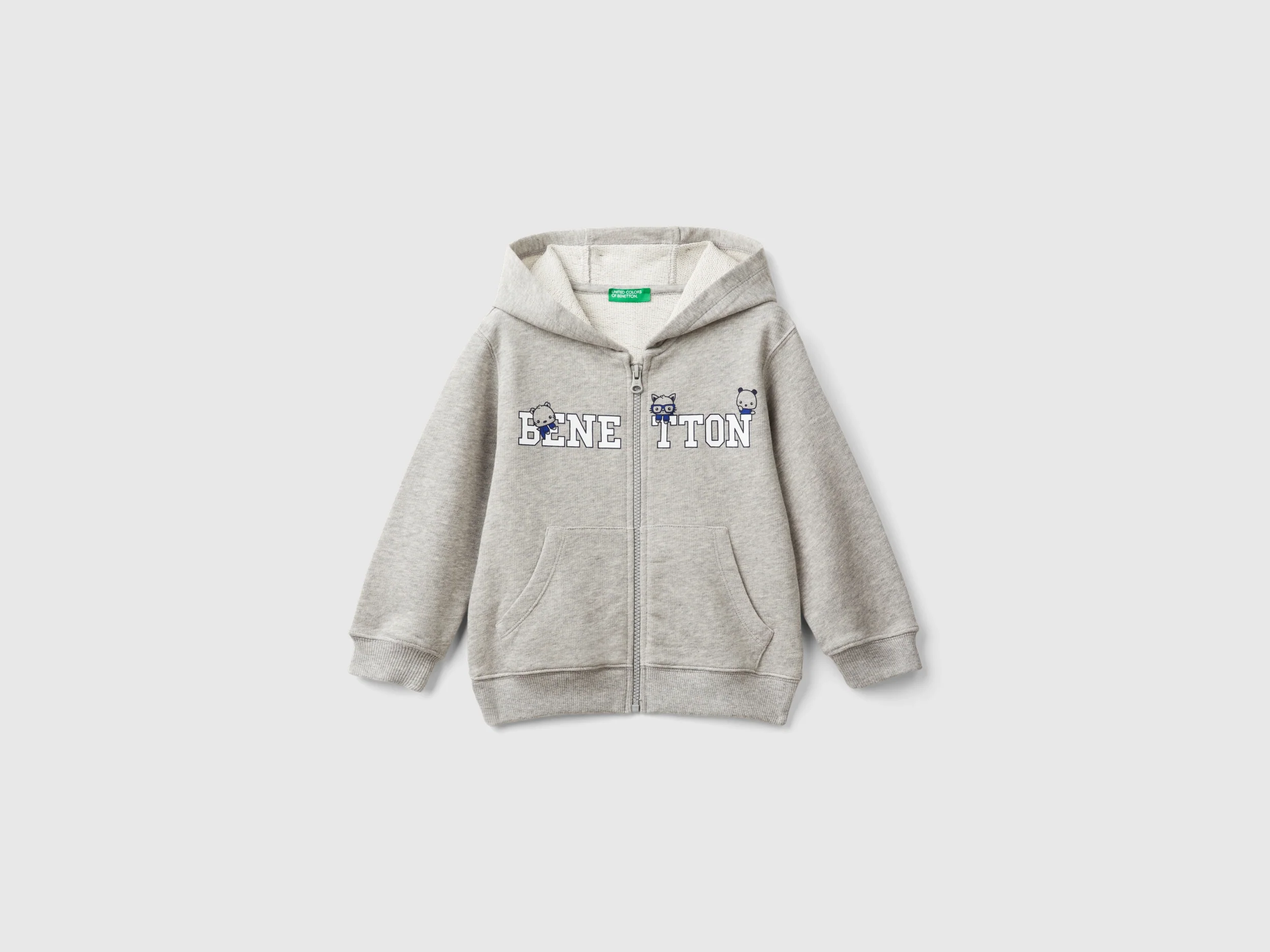 Felpa con logo e cappuccio
