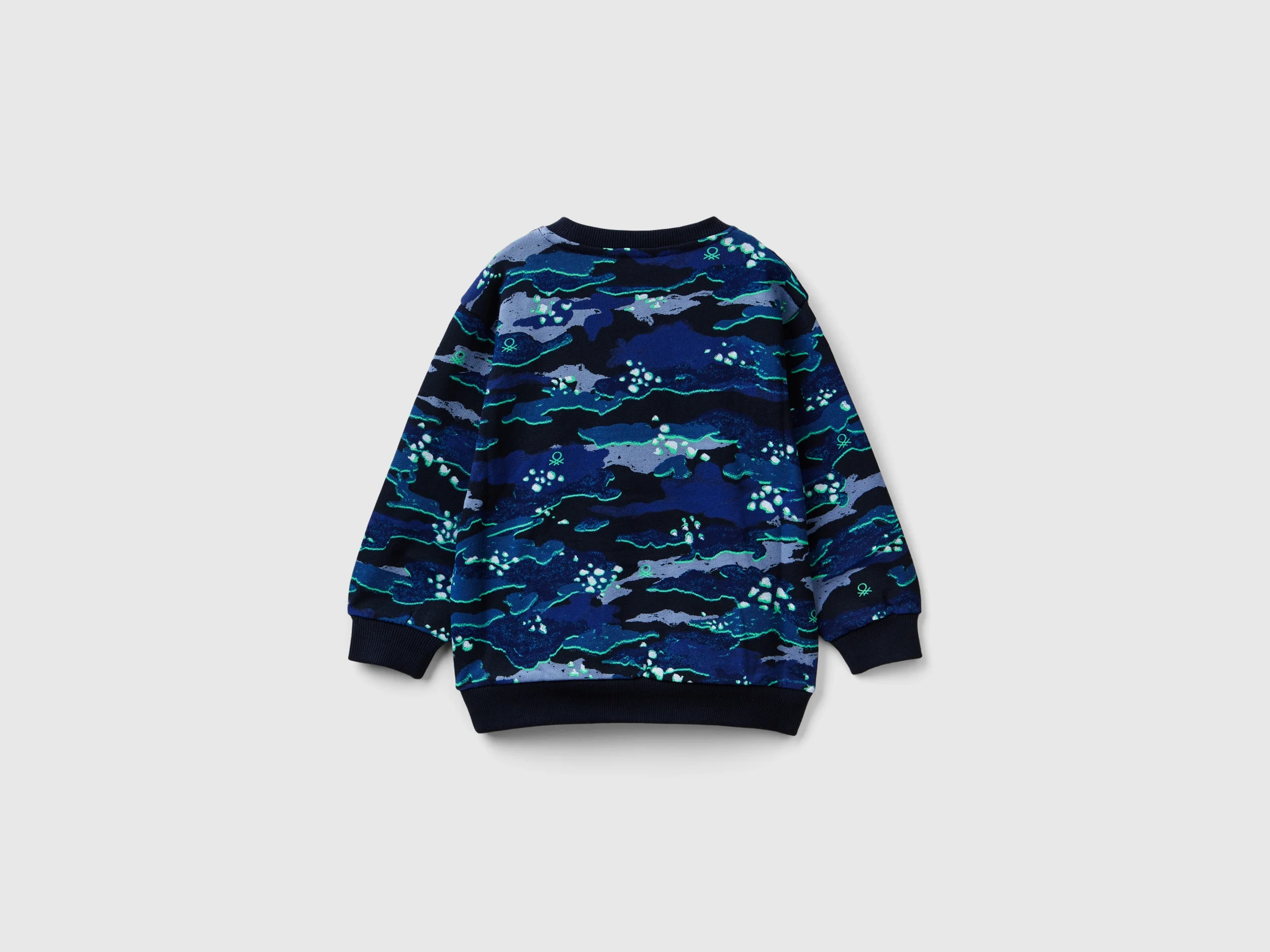 Felpa con stampa camouflage - Image 2