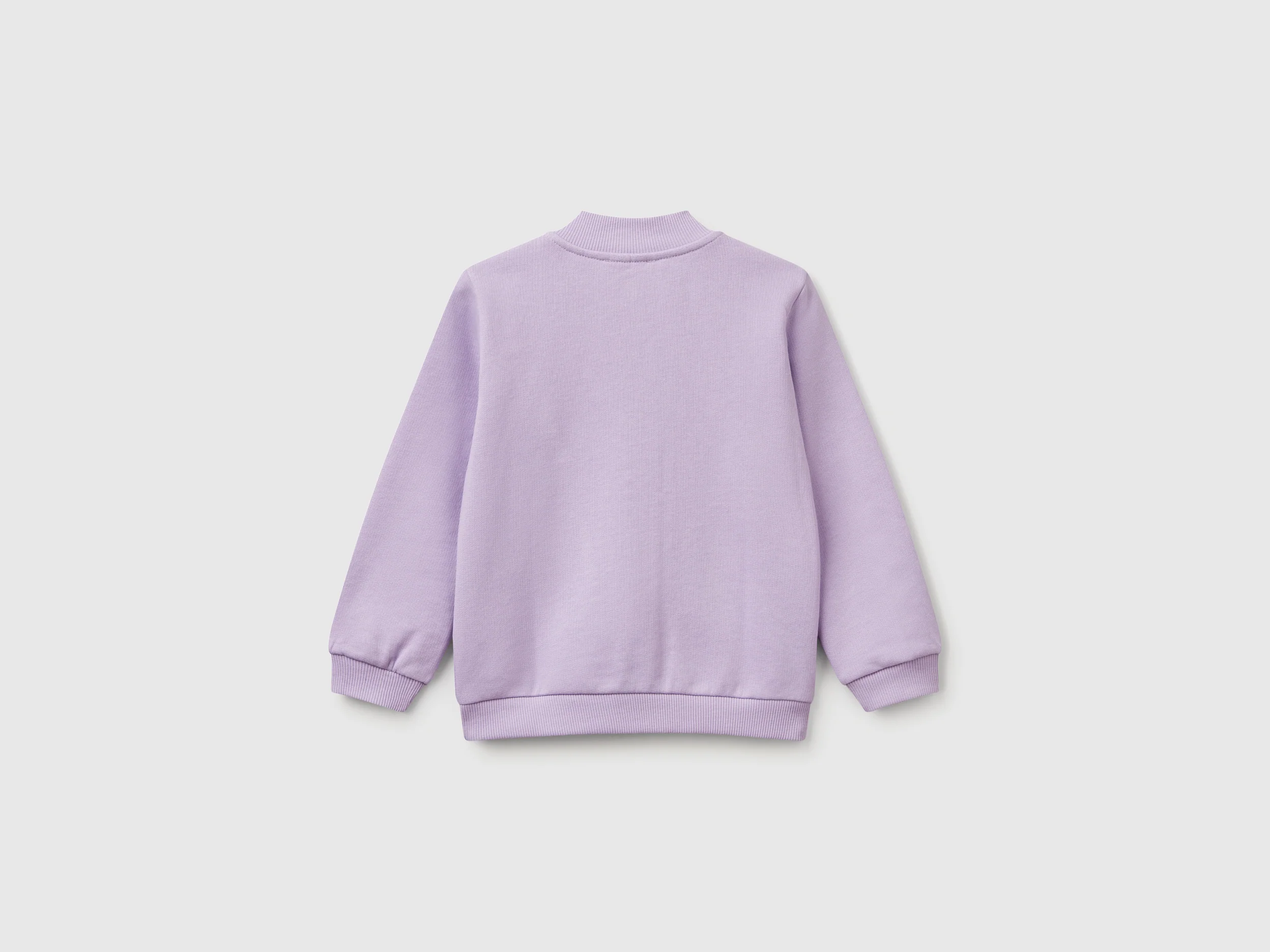 Felpa con zip in cotone - Image 2