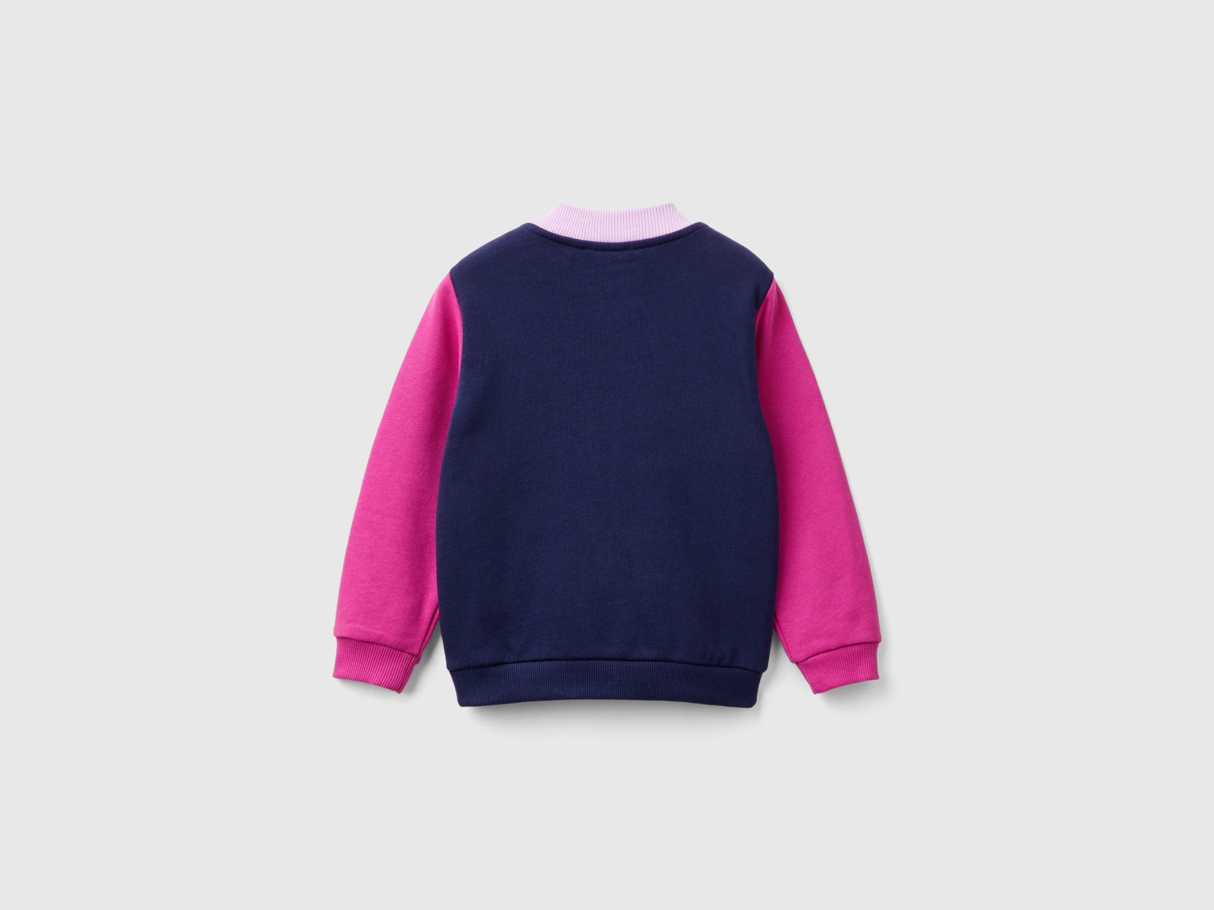 Felpa con zip in cotone bio - Image 2