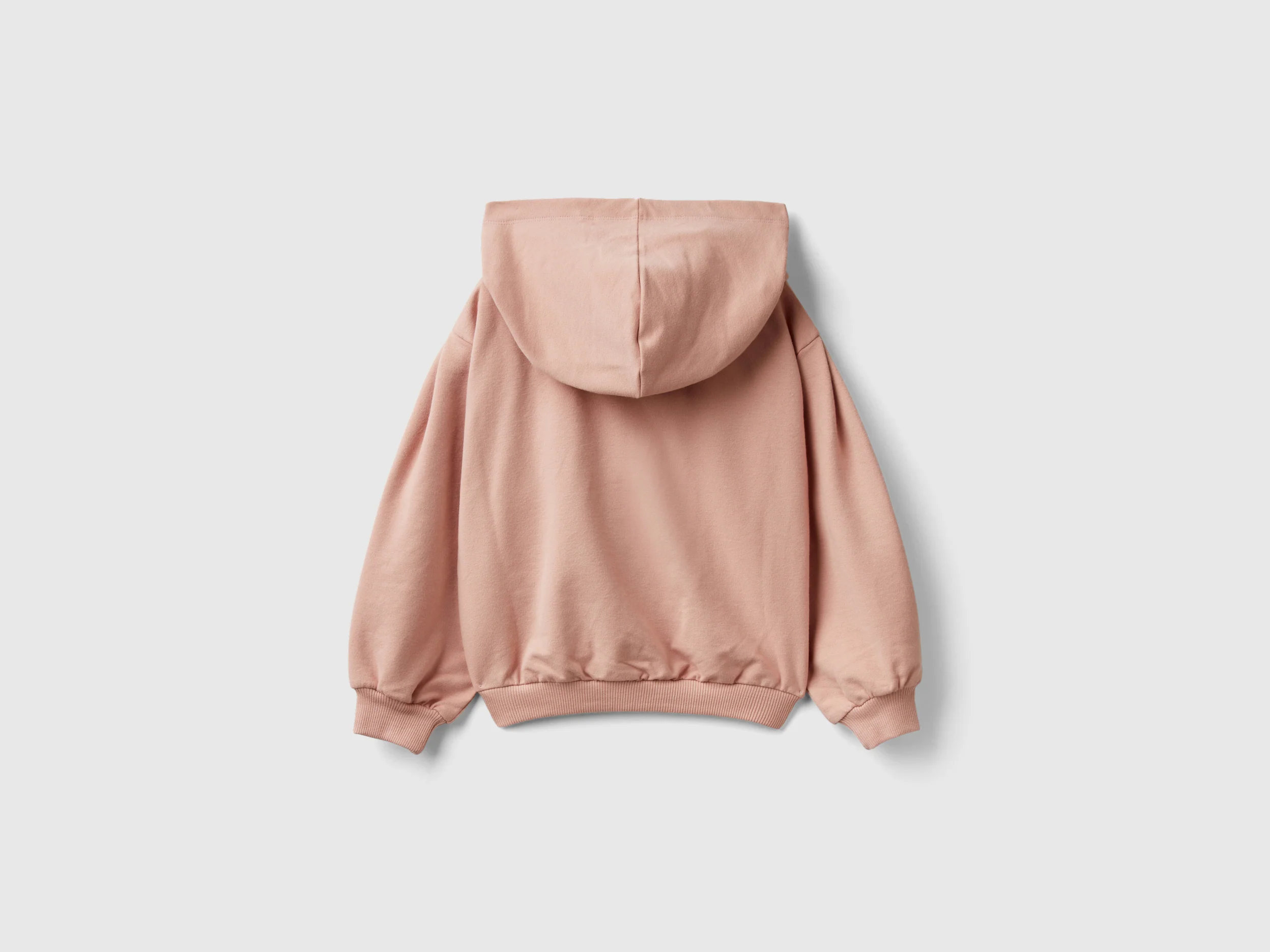 Felpa con zip in cotone bio stretch - Image 2