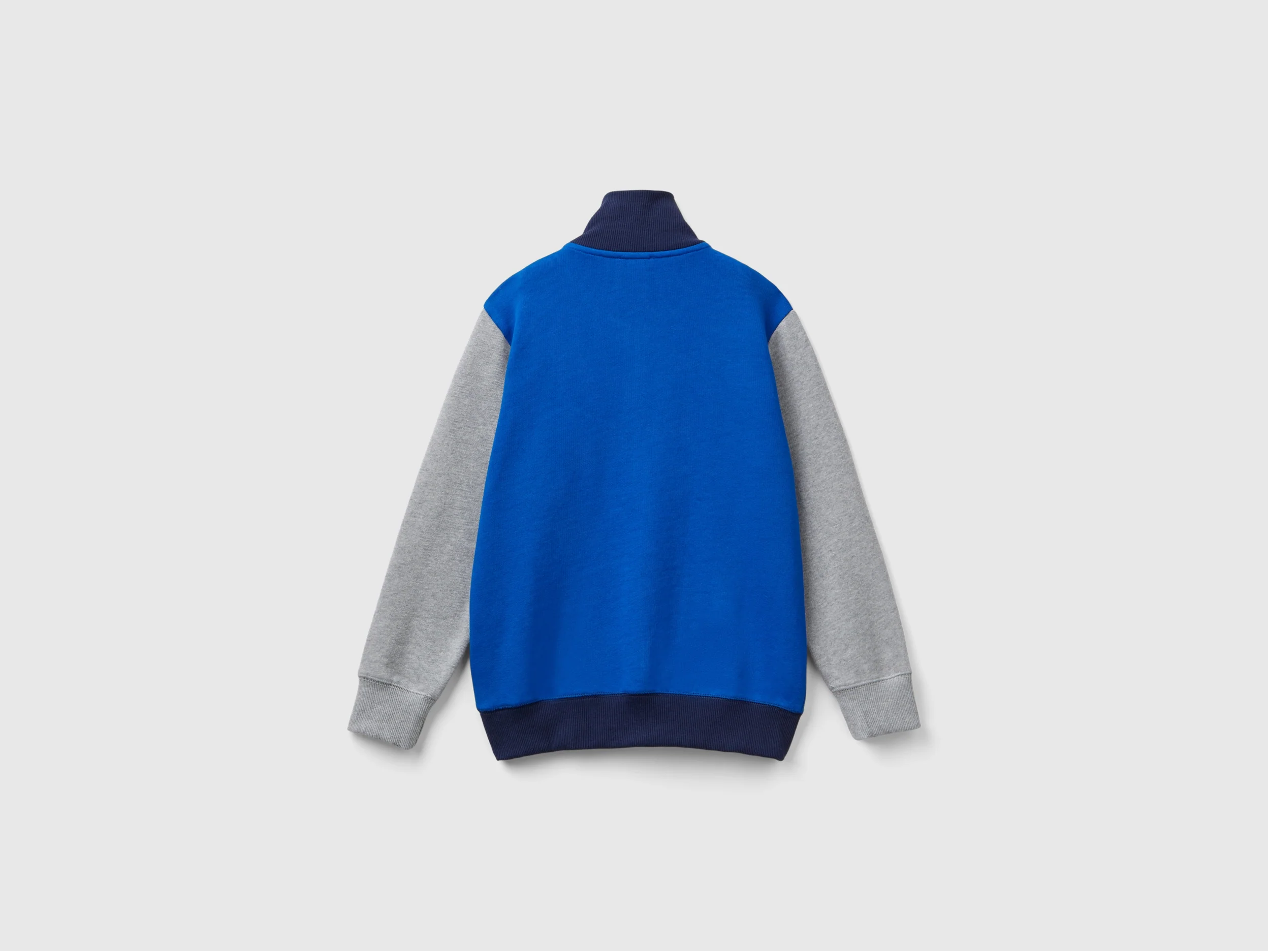 Felpa con zip in puro cotone - Image 2
