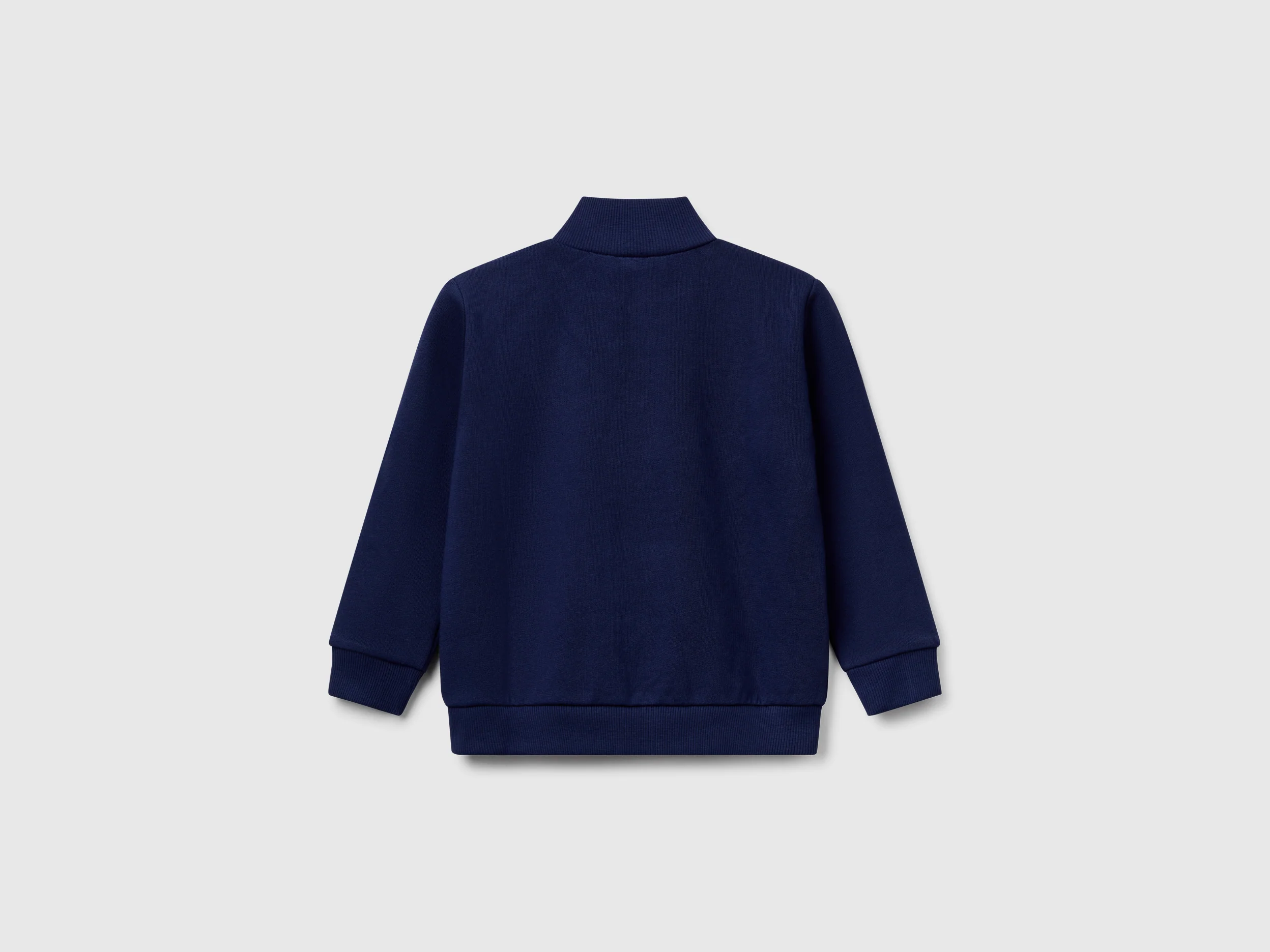 Felpa in cotone con zip - Image 2