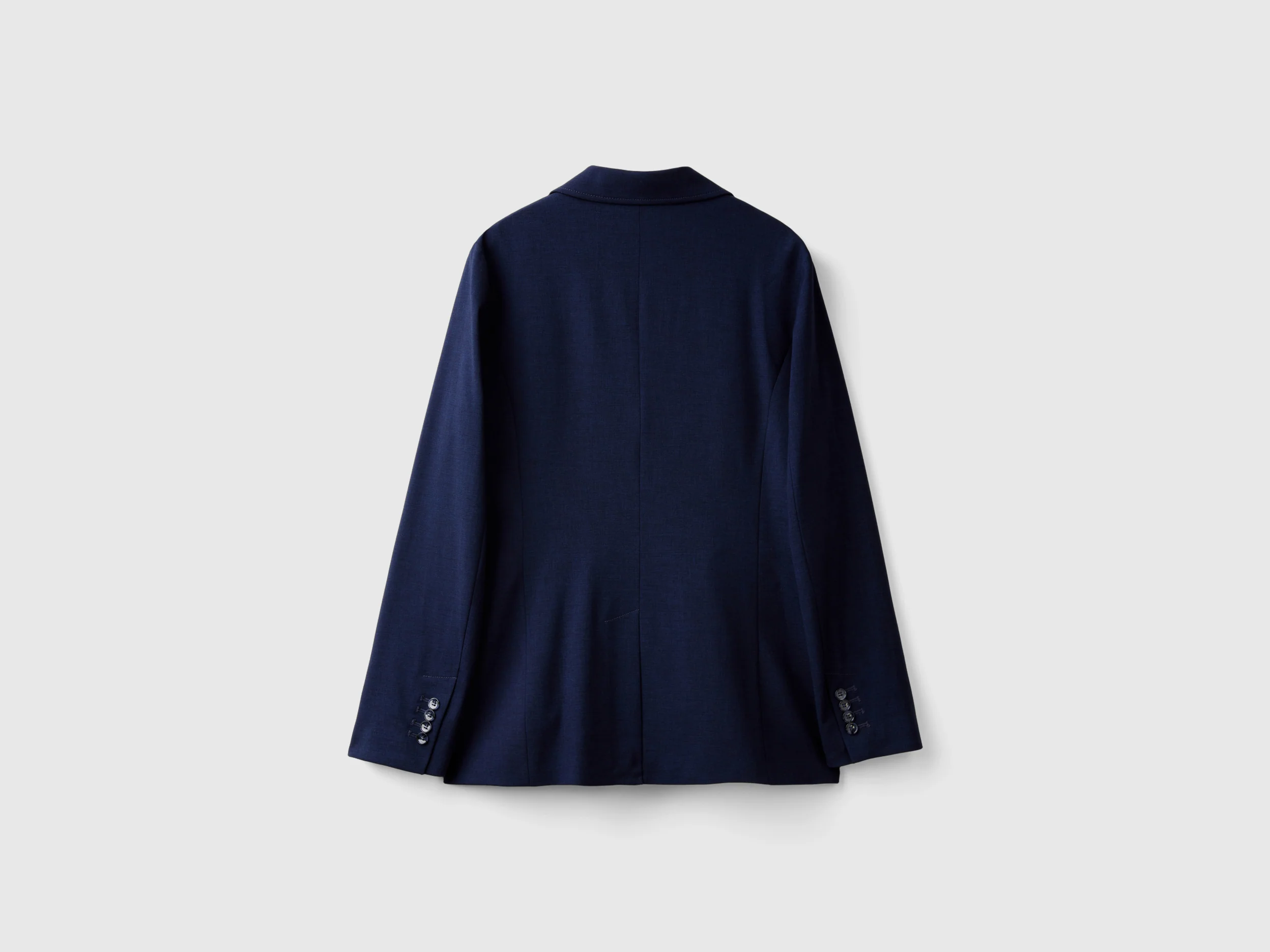 Giacca doppiopetto in misto viscosa stretch - Image 2