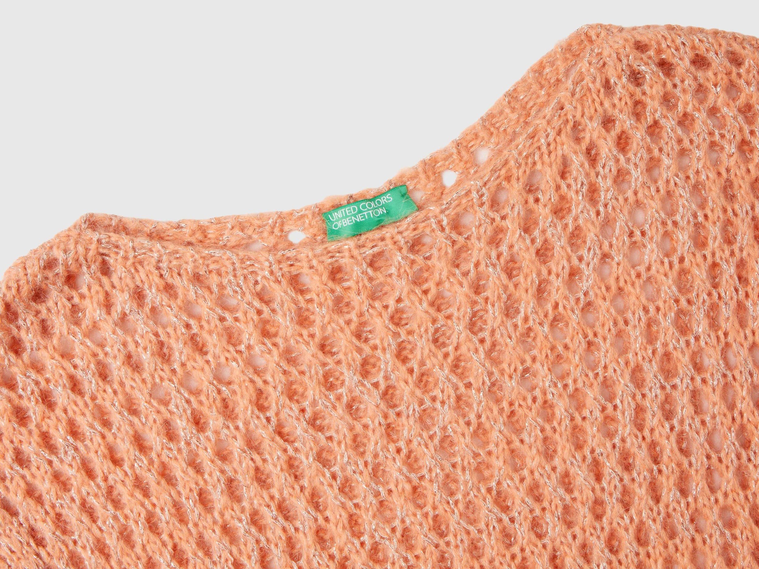 Gilet a rete con lurex - Image 3
