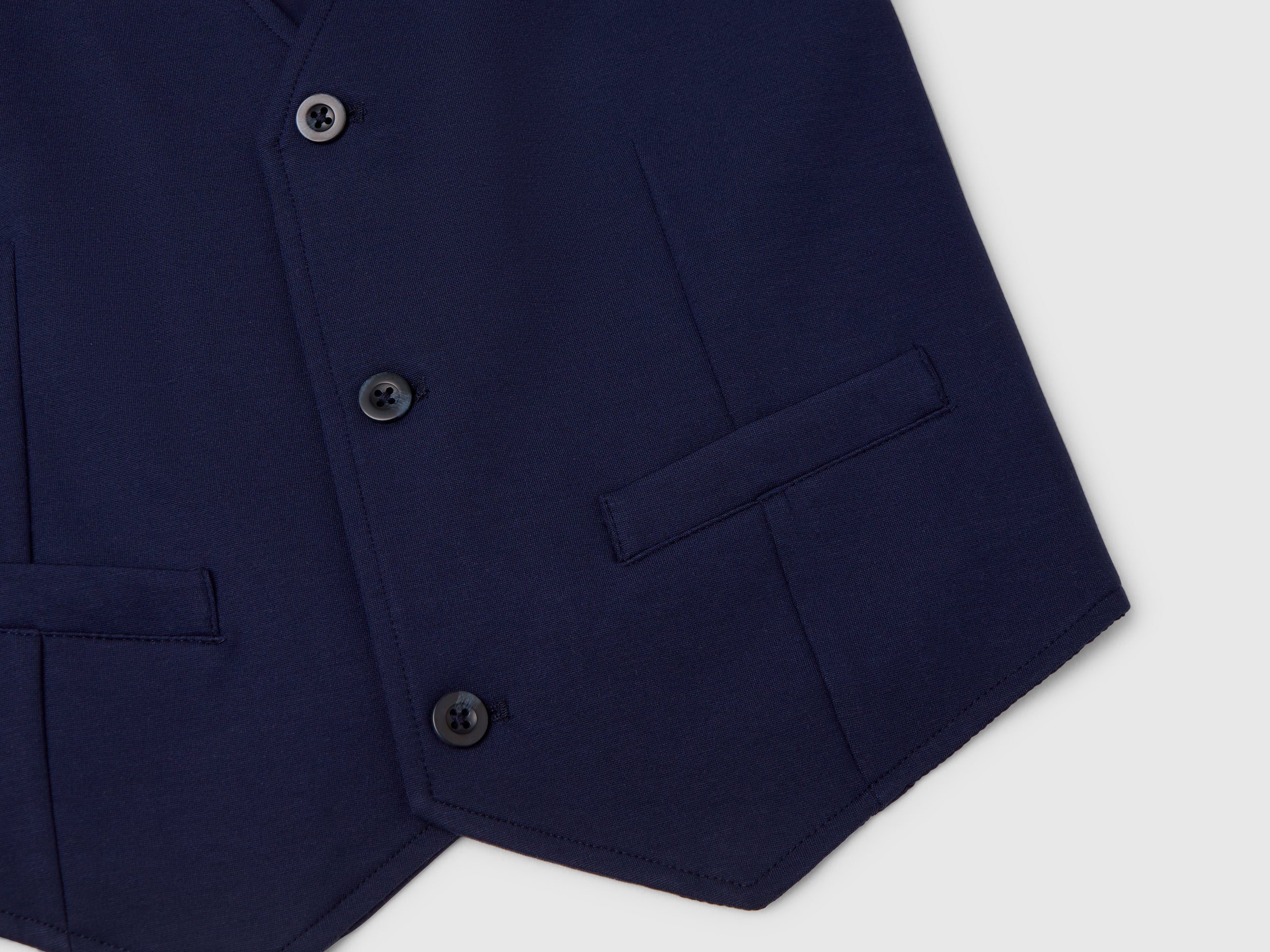 Gilet foderato con bottoni - Image 3