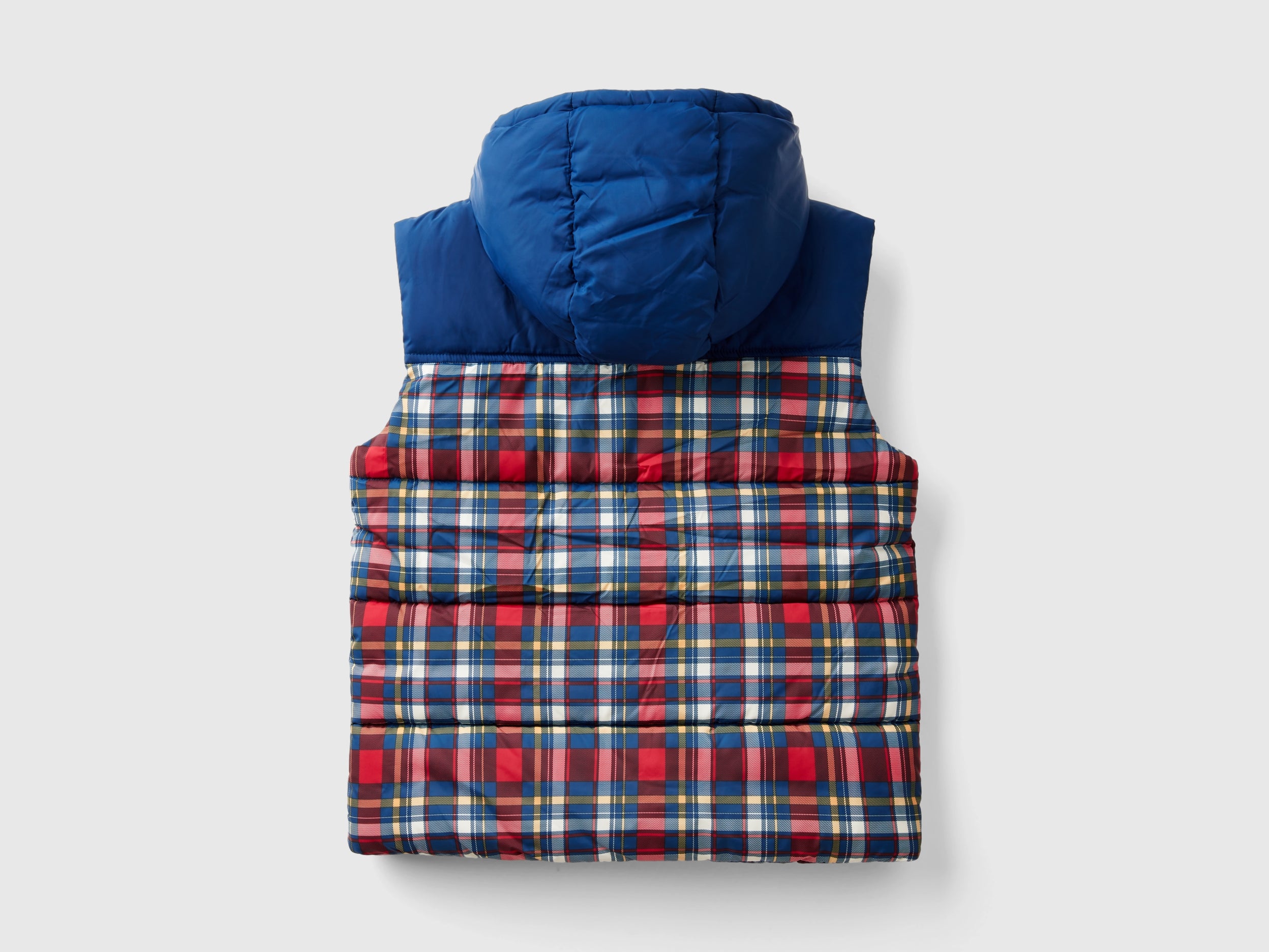 Gilet imbottito tartan - Image 2