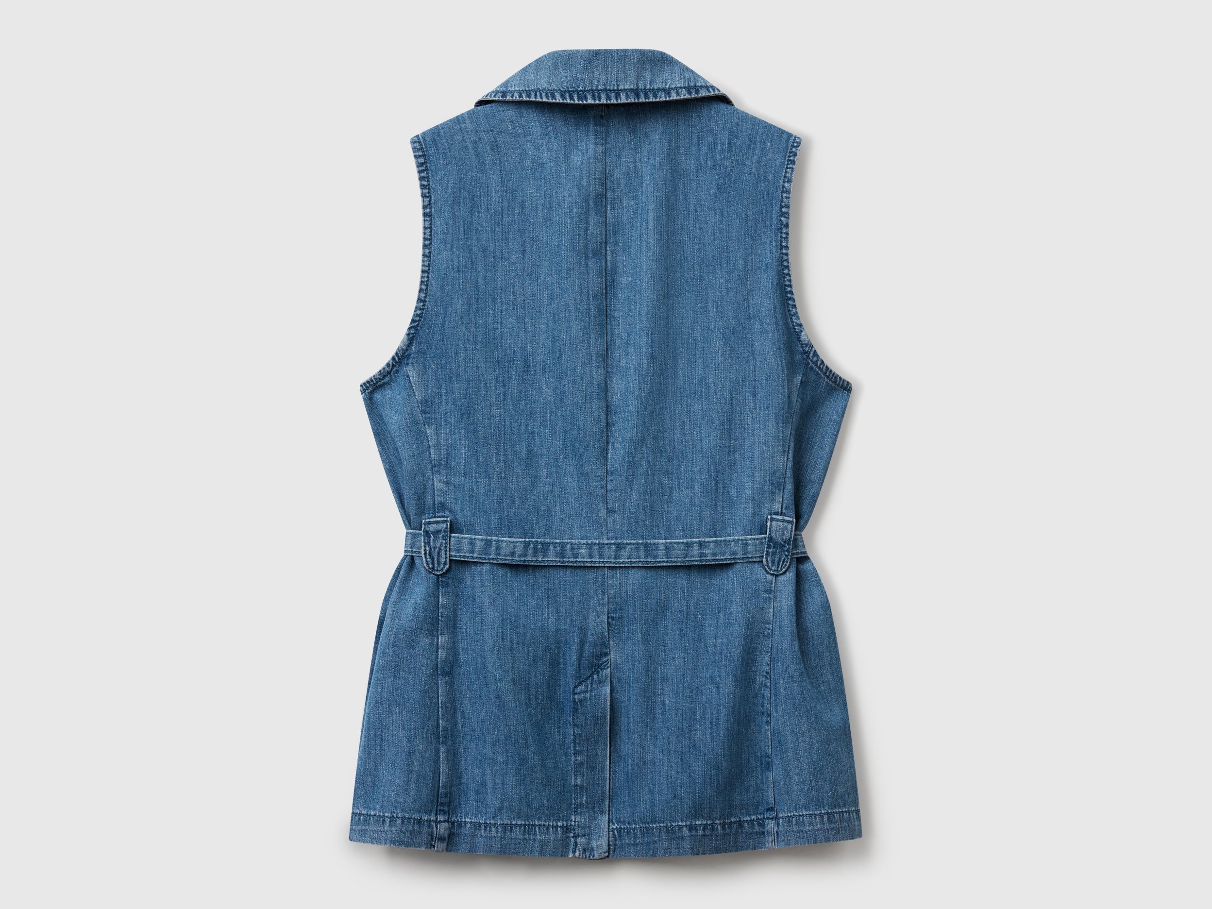 Gilet in chambray - Image 2
