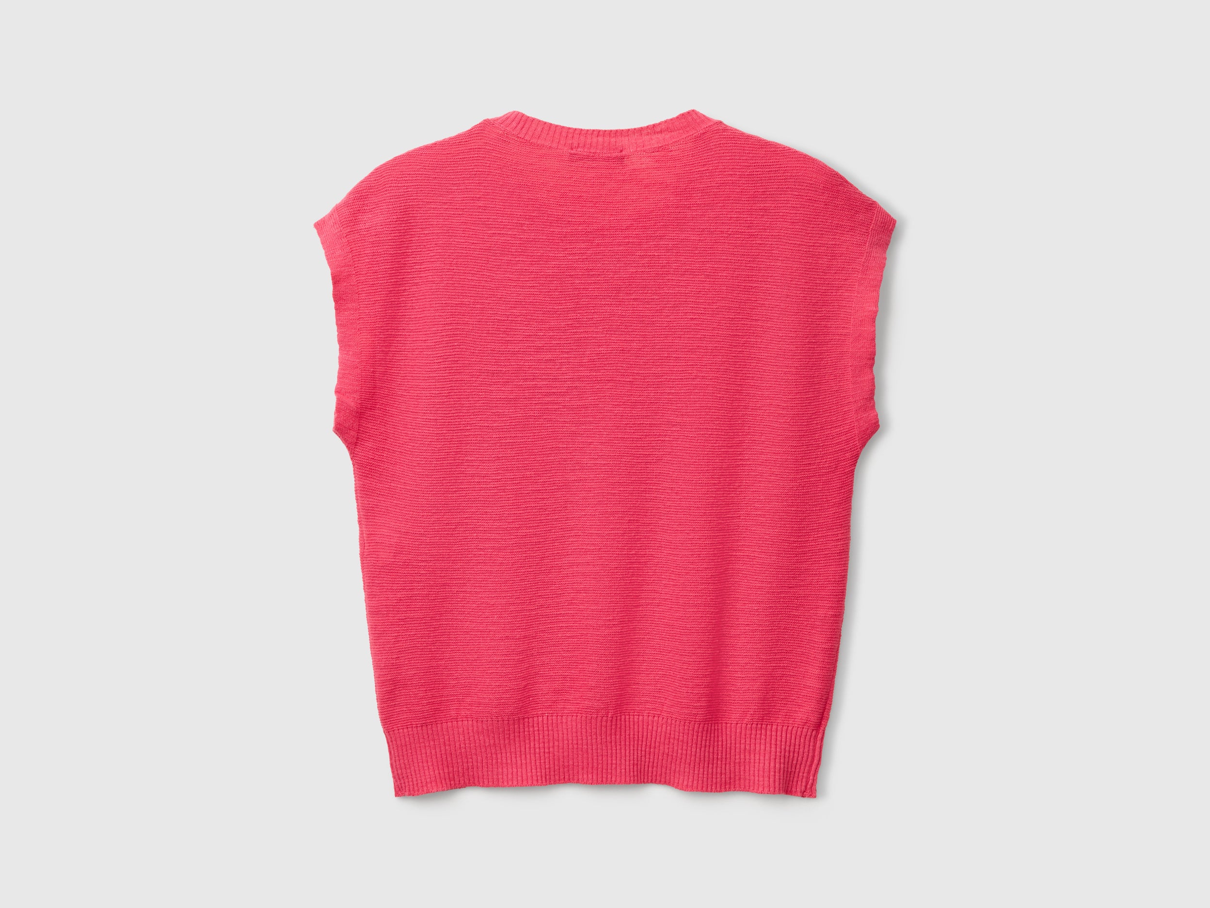 Gilet in misto cotone e lino - Image 2