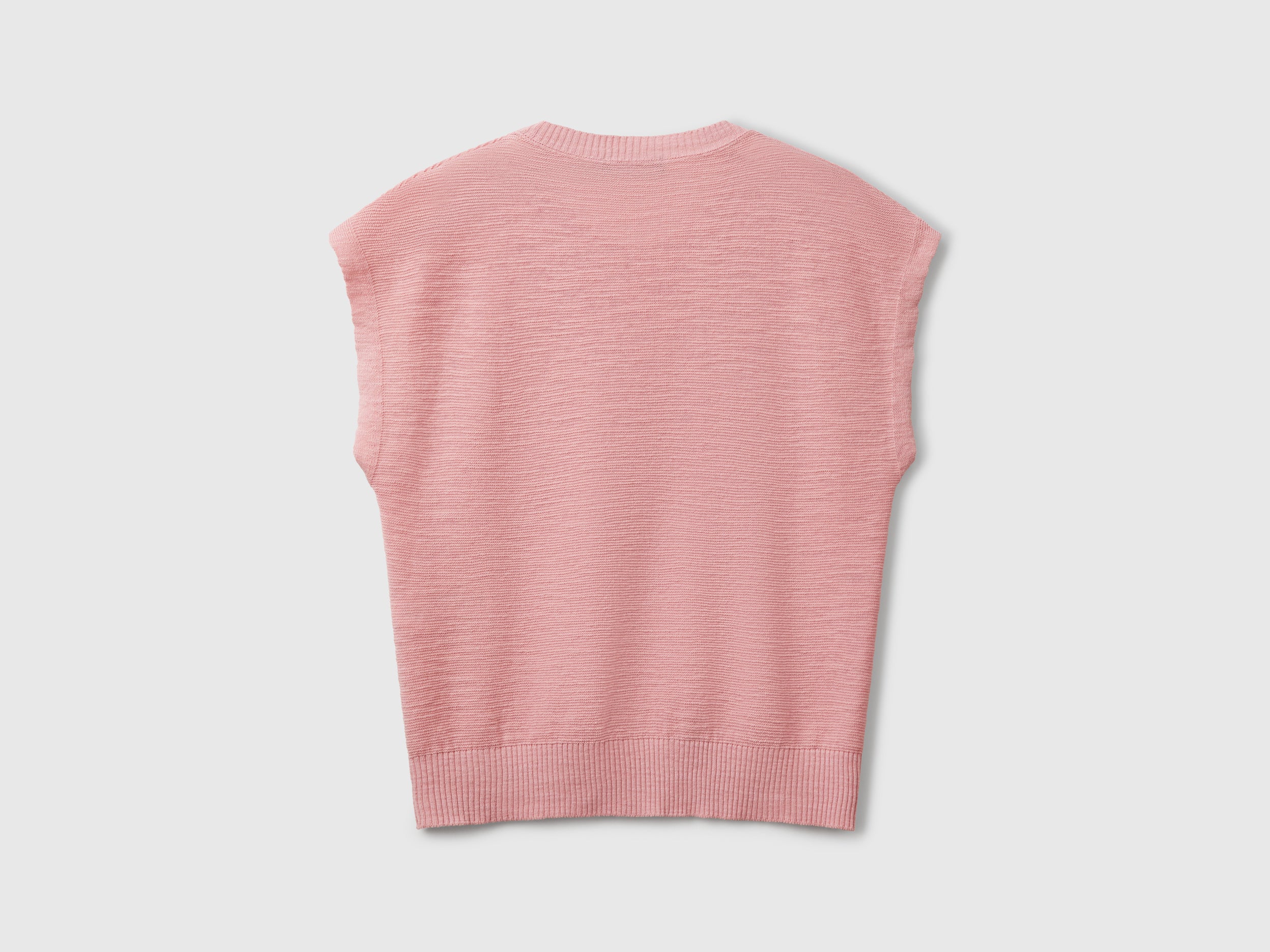Gilet in misto cotone e lino - Image 2