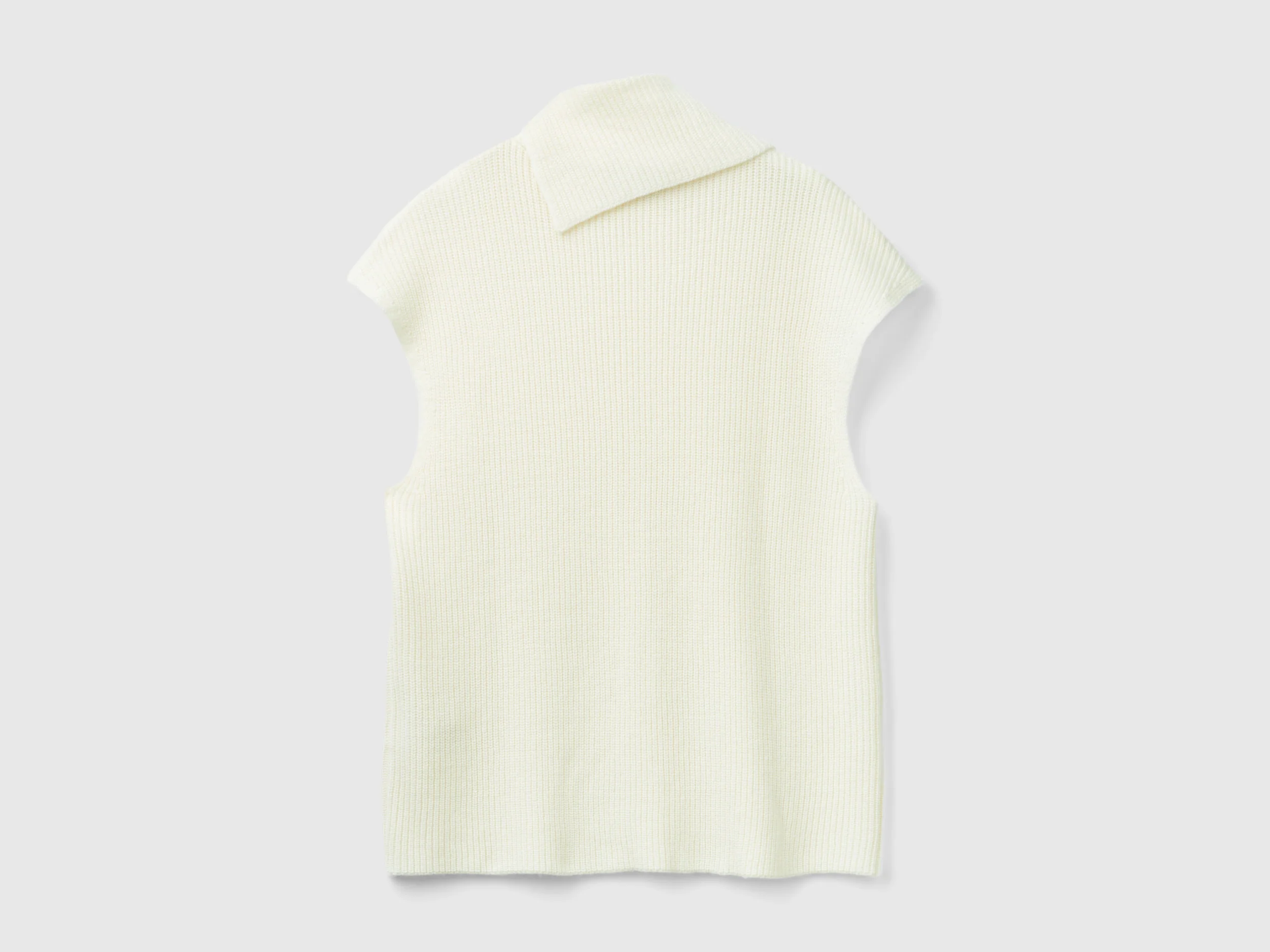 Gilet lungo con collo alto - Image 2