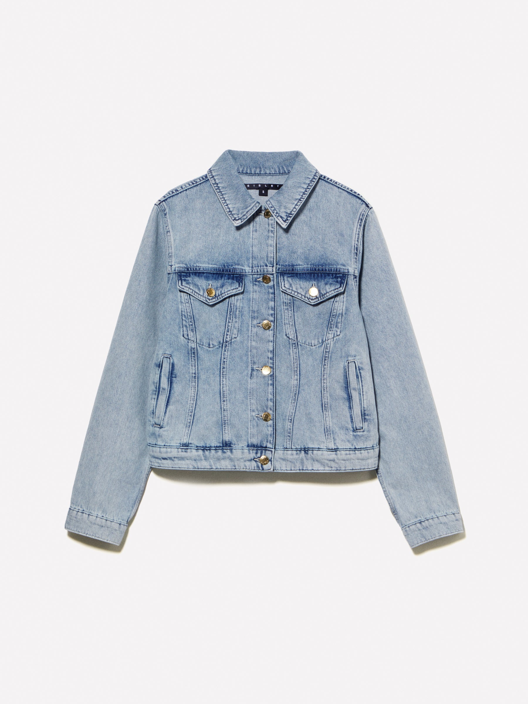 Giubbotto di jeans chiaro