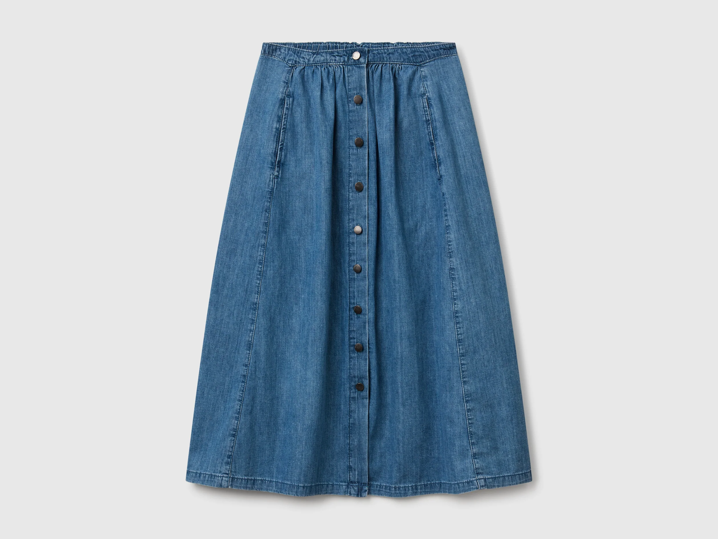 Gonna di jeans con bottoni