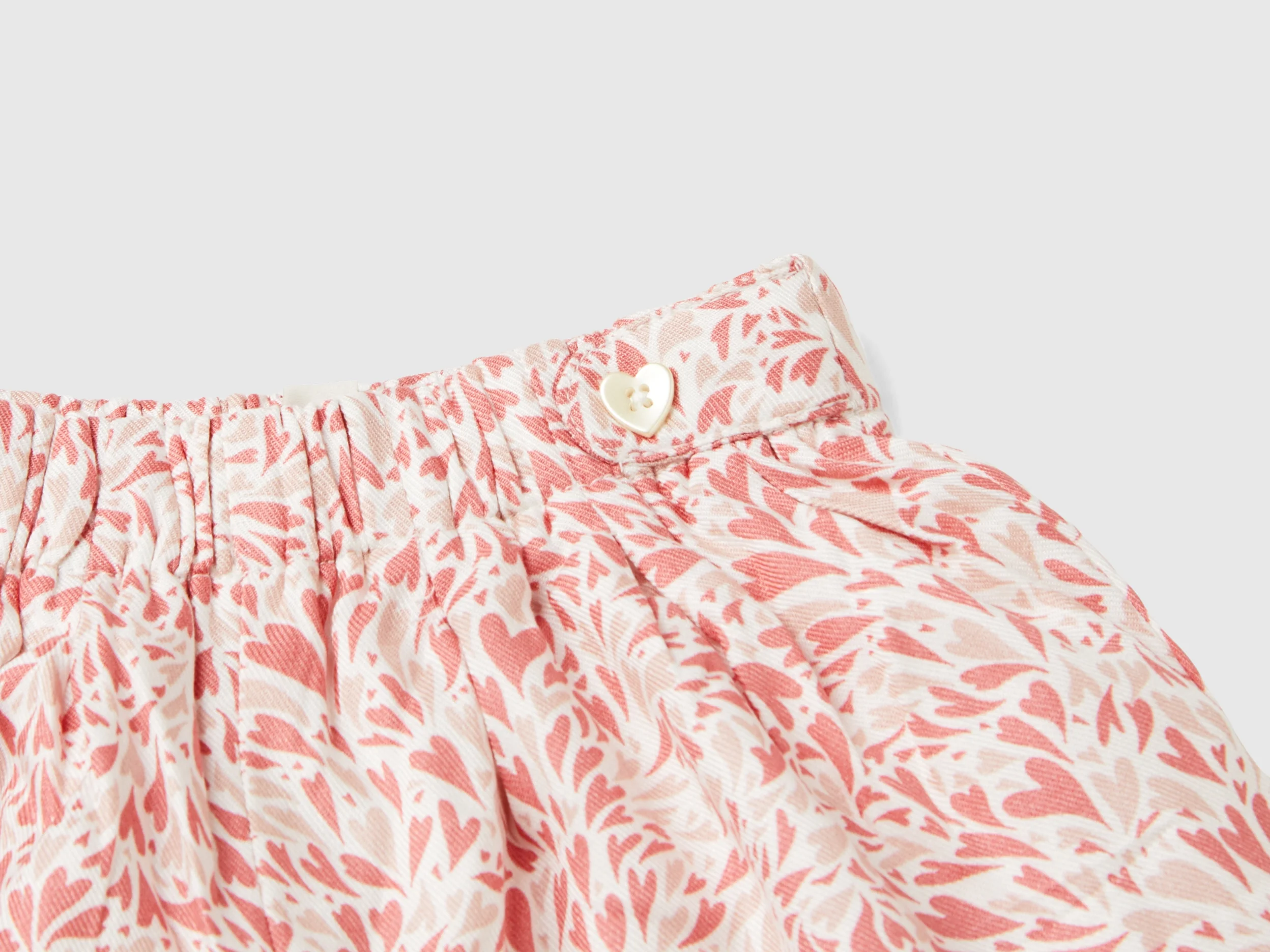 Gonna pantalone a cuori in viscosa - Image 3