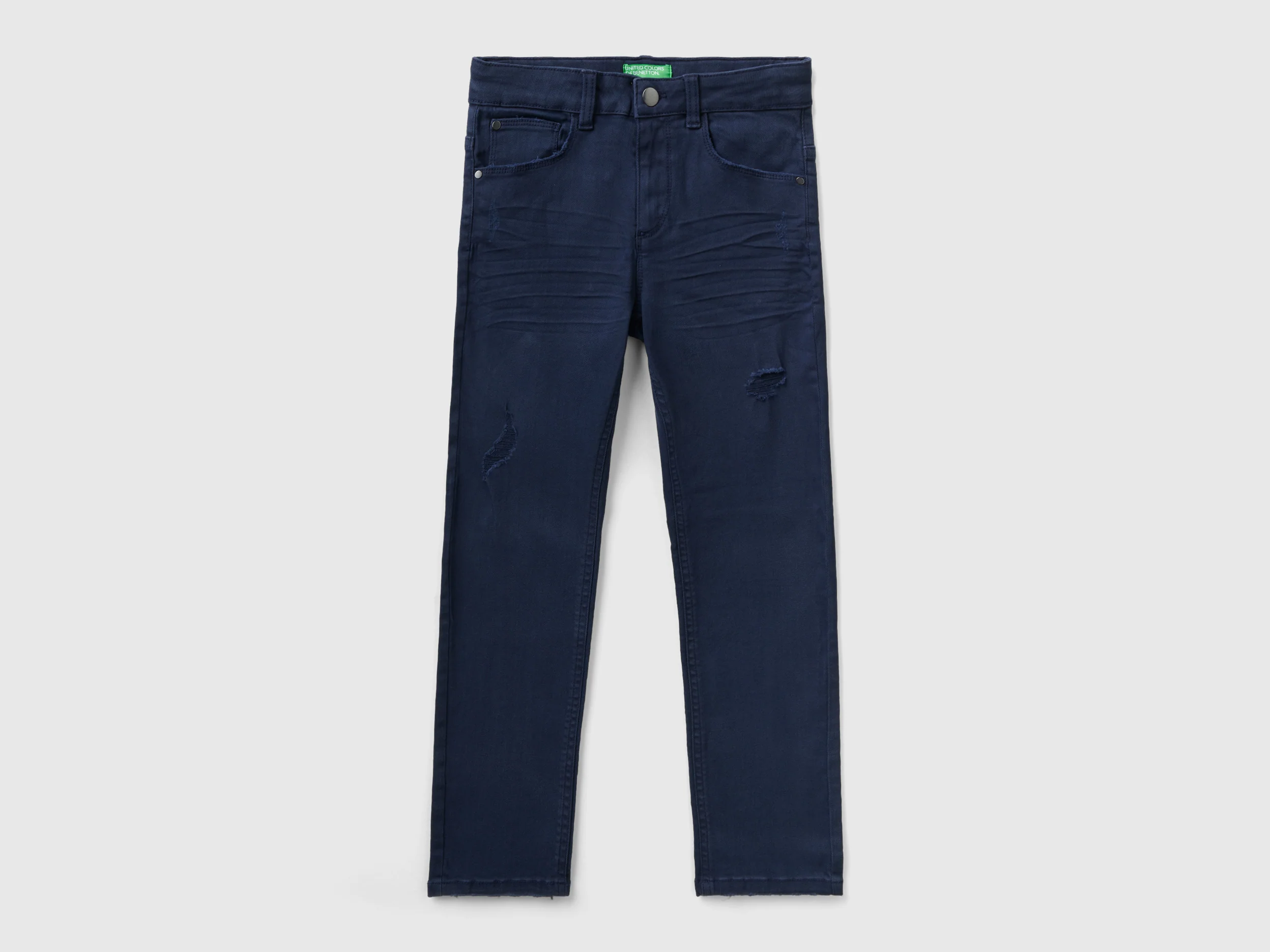 Jeans stretch con rotture