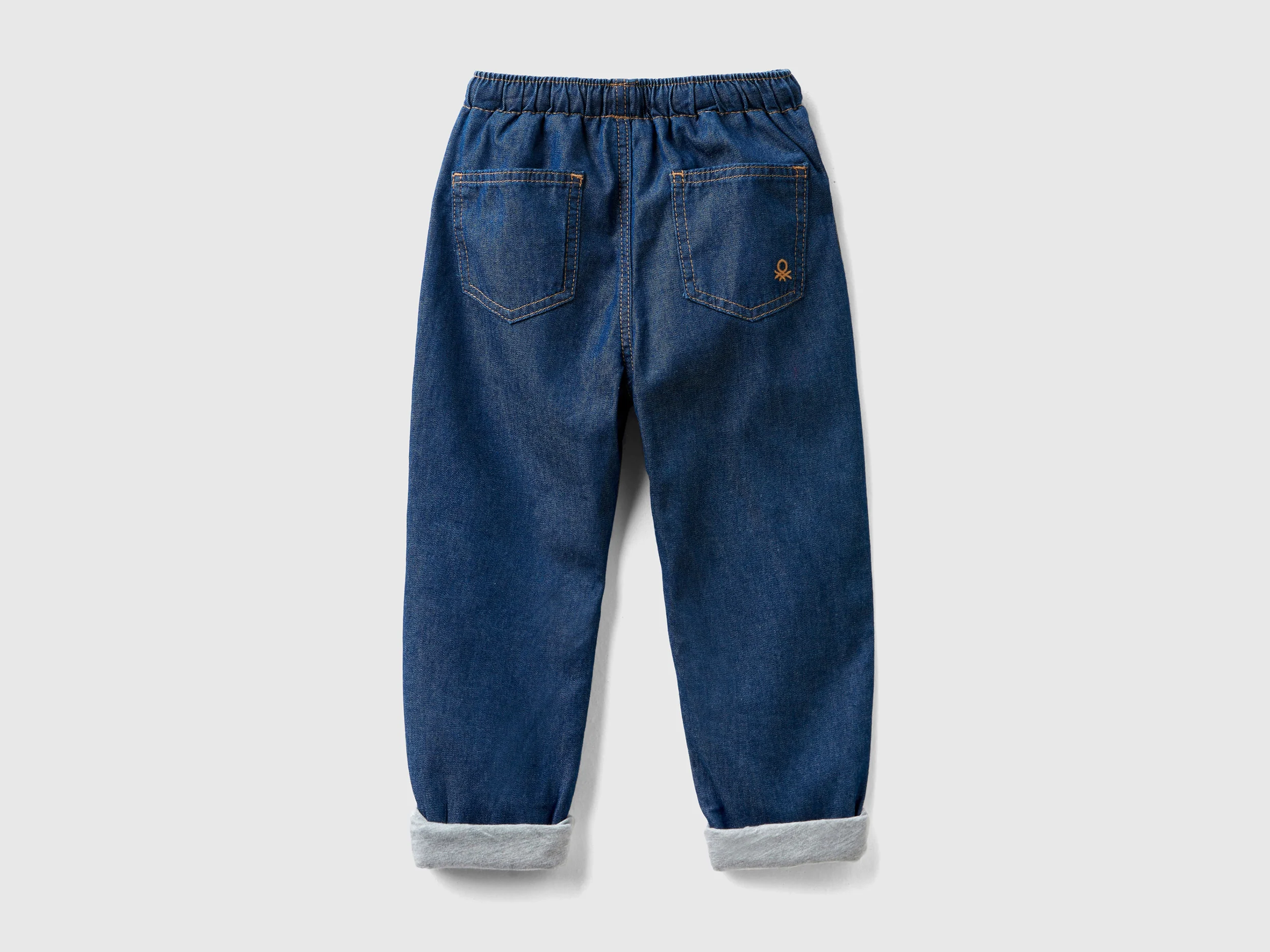 Joggers foderati in jeans leggero - Image 2
