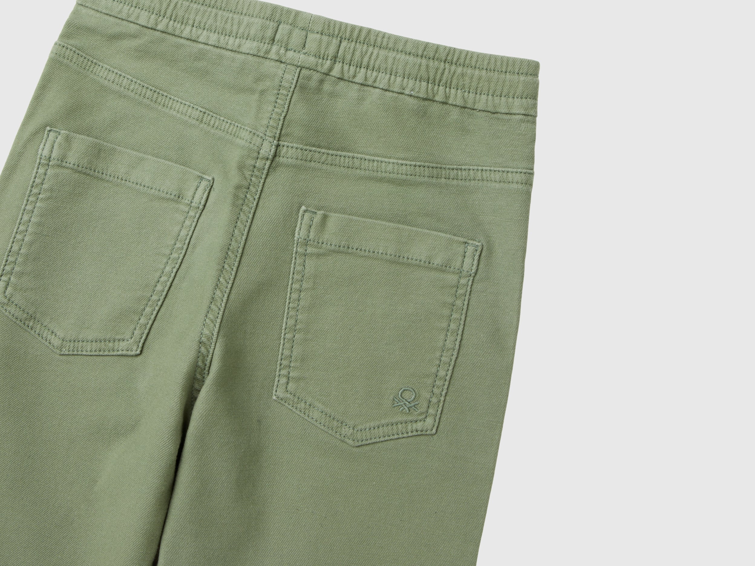 Joggers in misto cotone con coulisse - Image 3