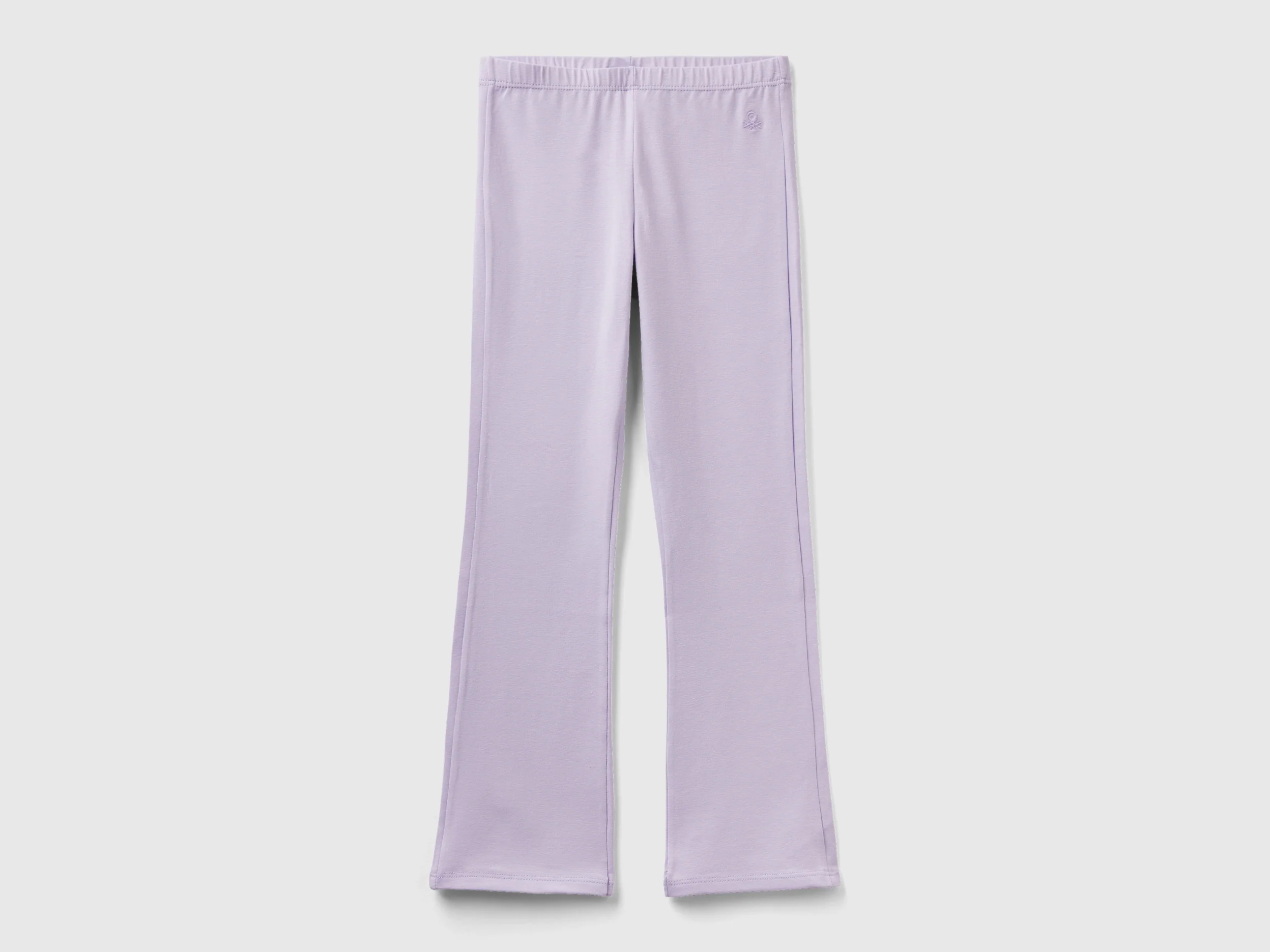 Leggings a zampa in cotone stretch