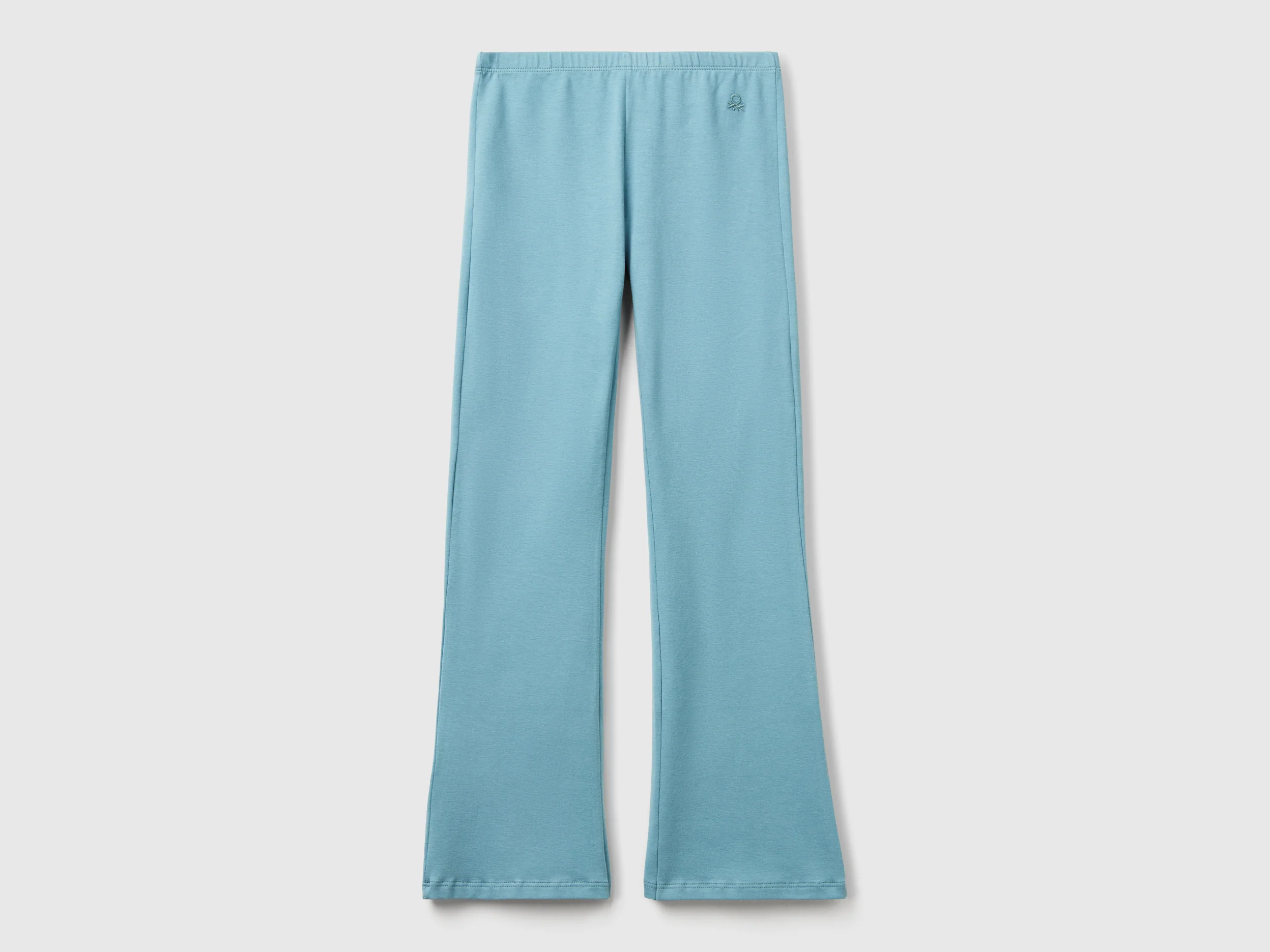 Leggings a zampa in cotone stretch