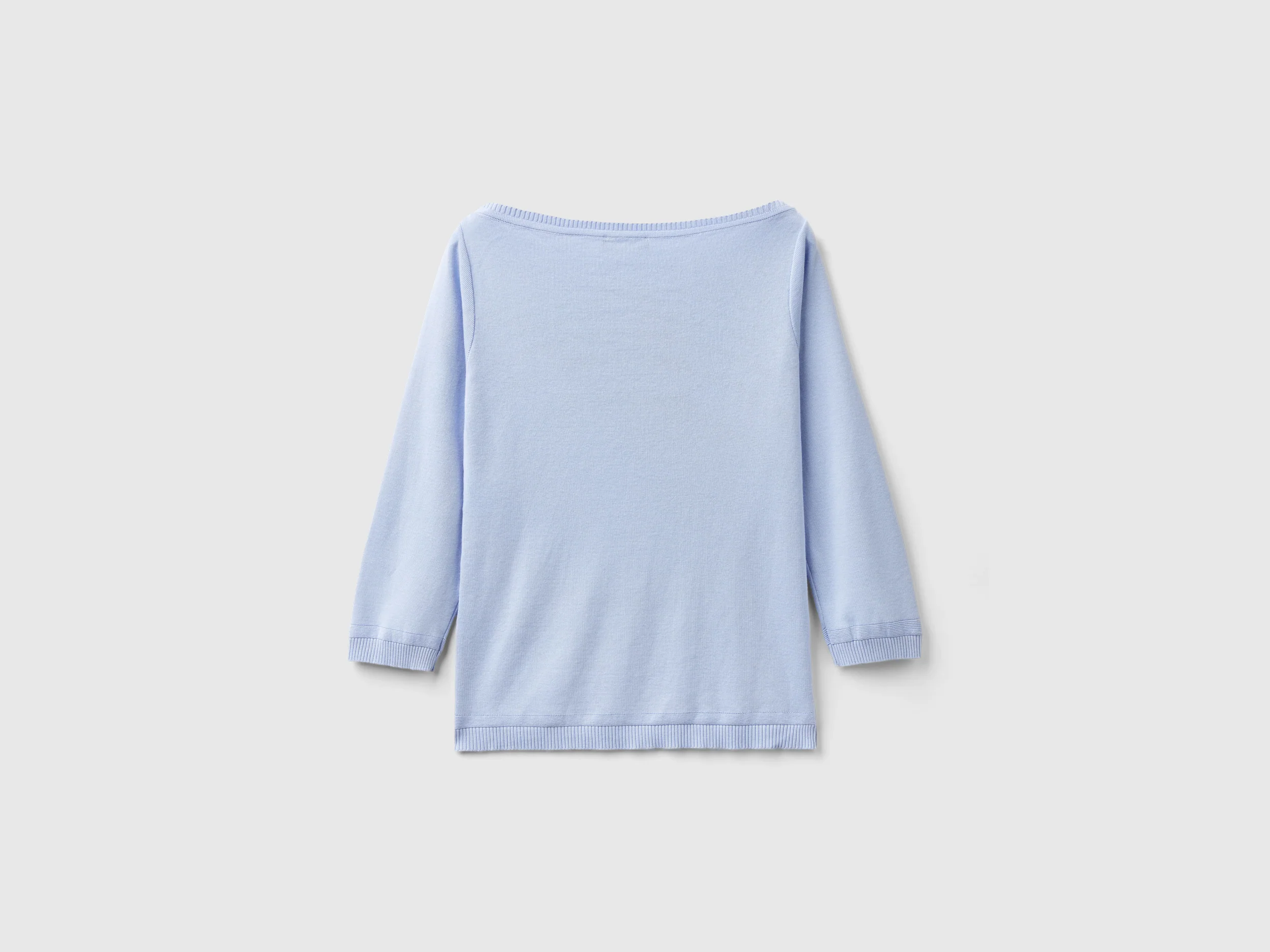 Maglia 100% cotone con scollo a barchetta - Image 2