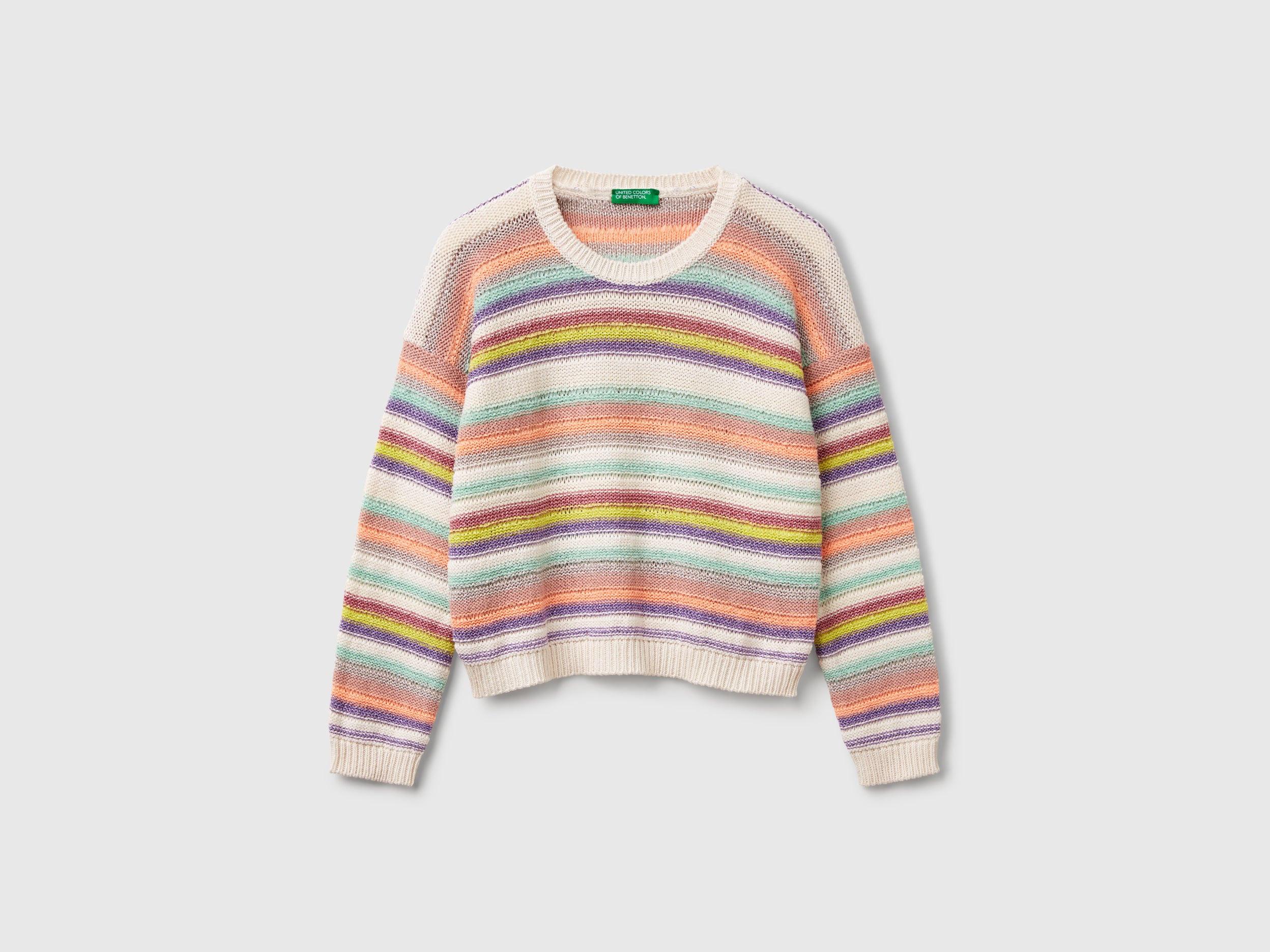 Maglia a righe con lurex