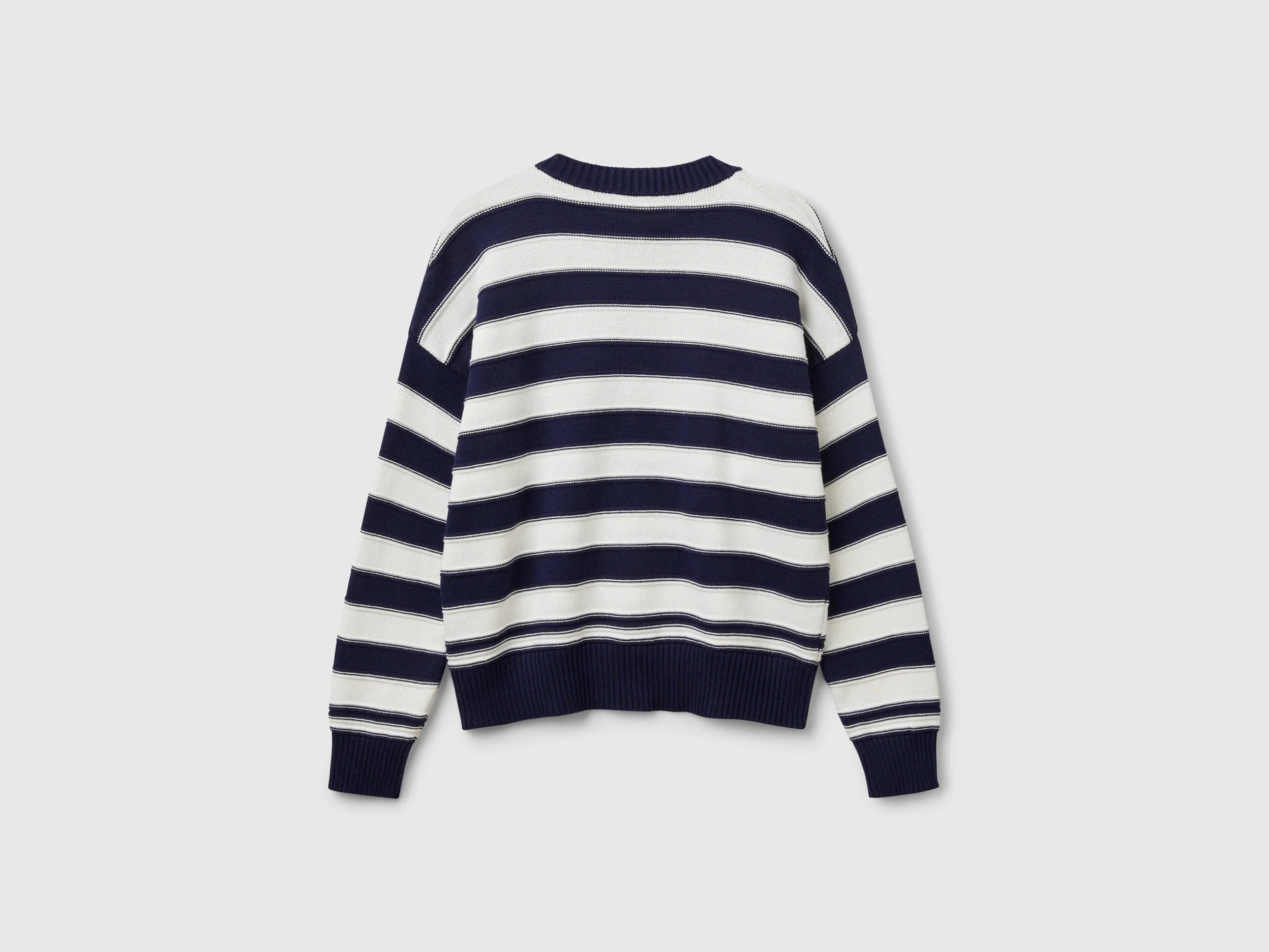 Maglia a righe in cotone tricot - Image 2
