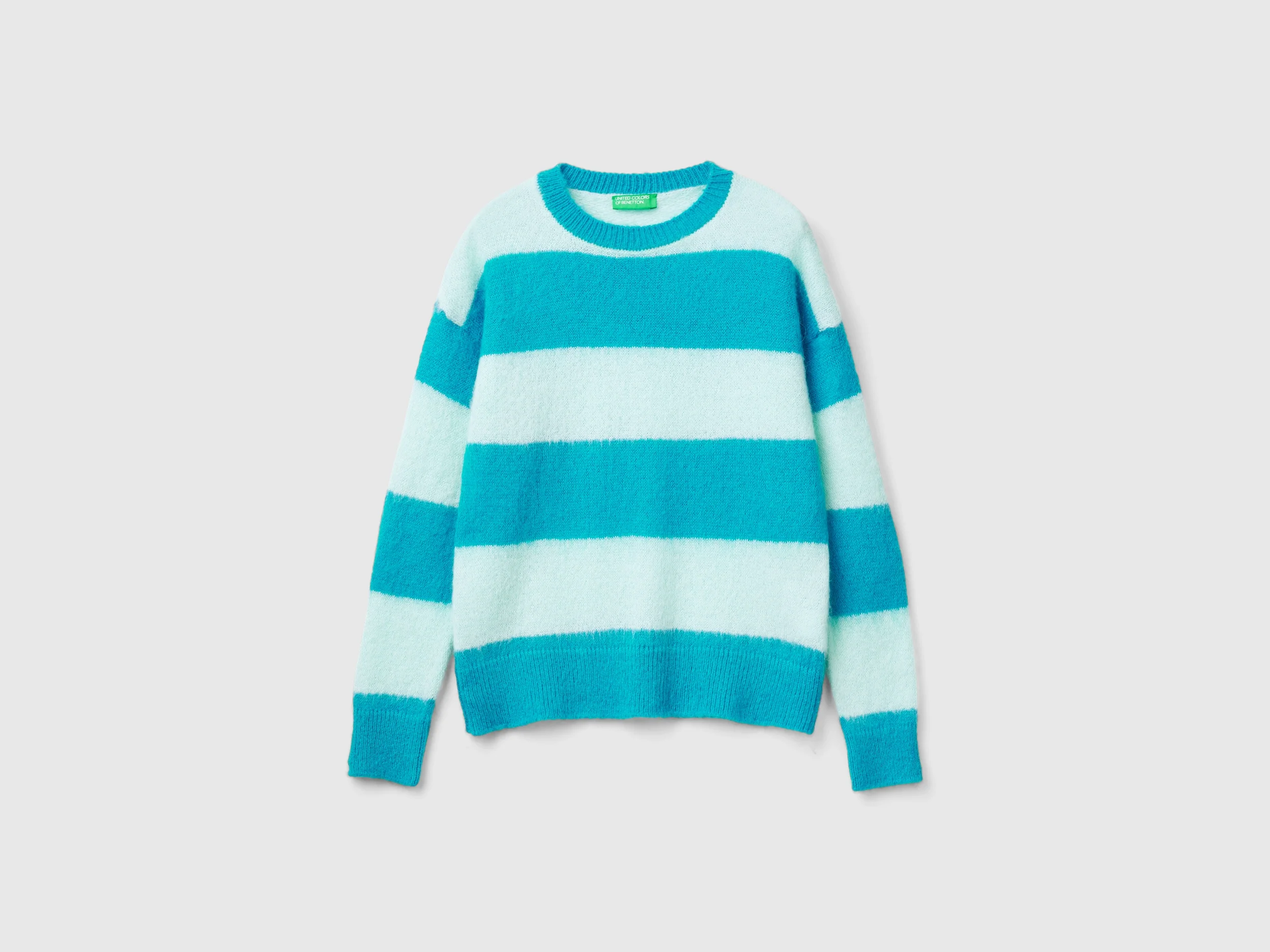 Maglia a righe in misto alpaca