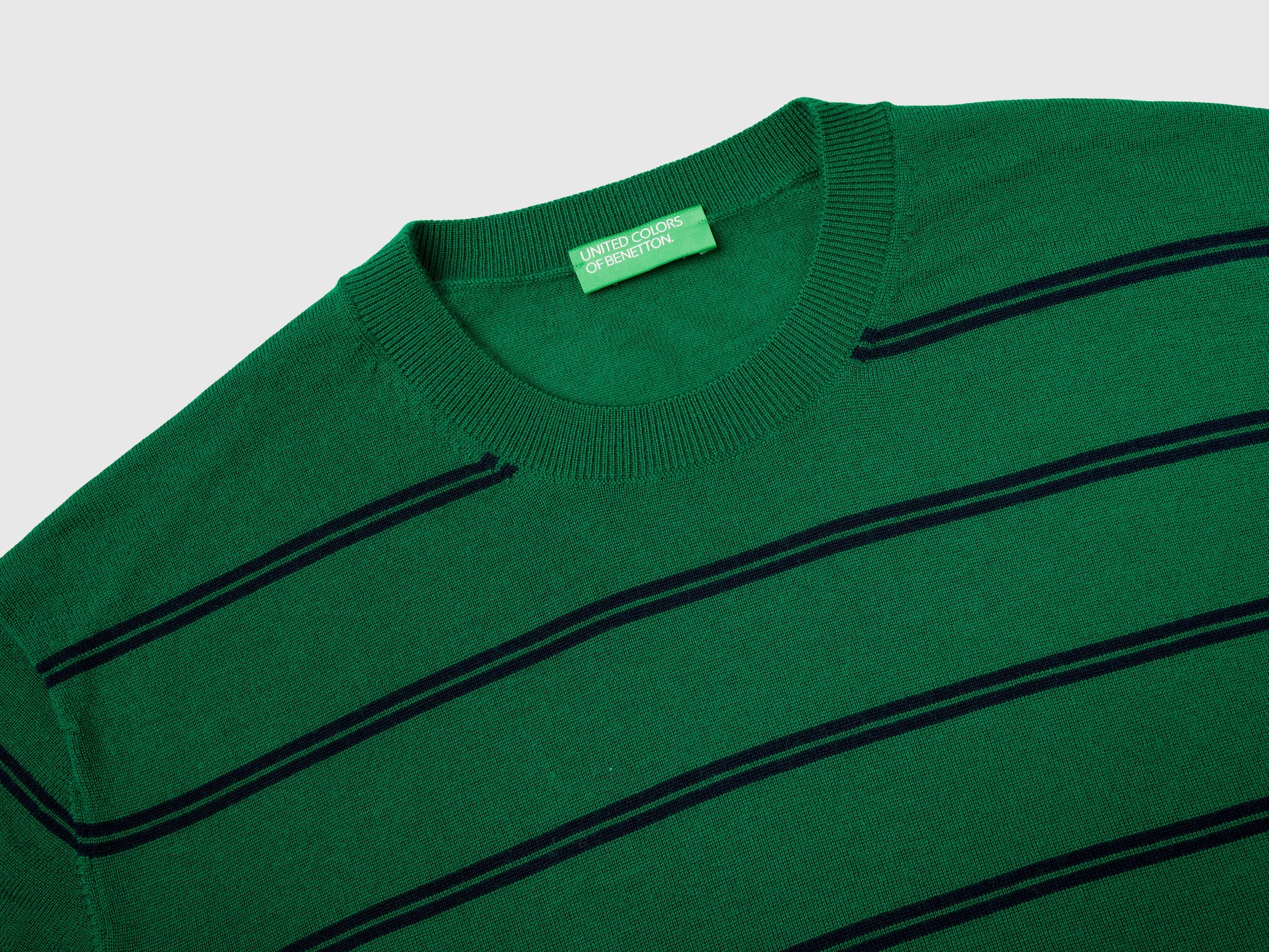 Maglia a righe in pura lana Merino - Image 3