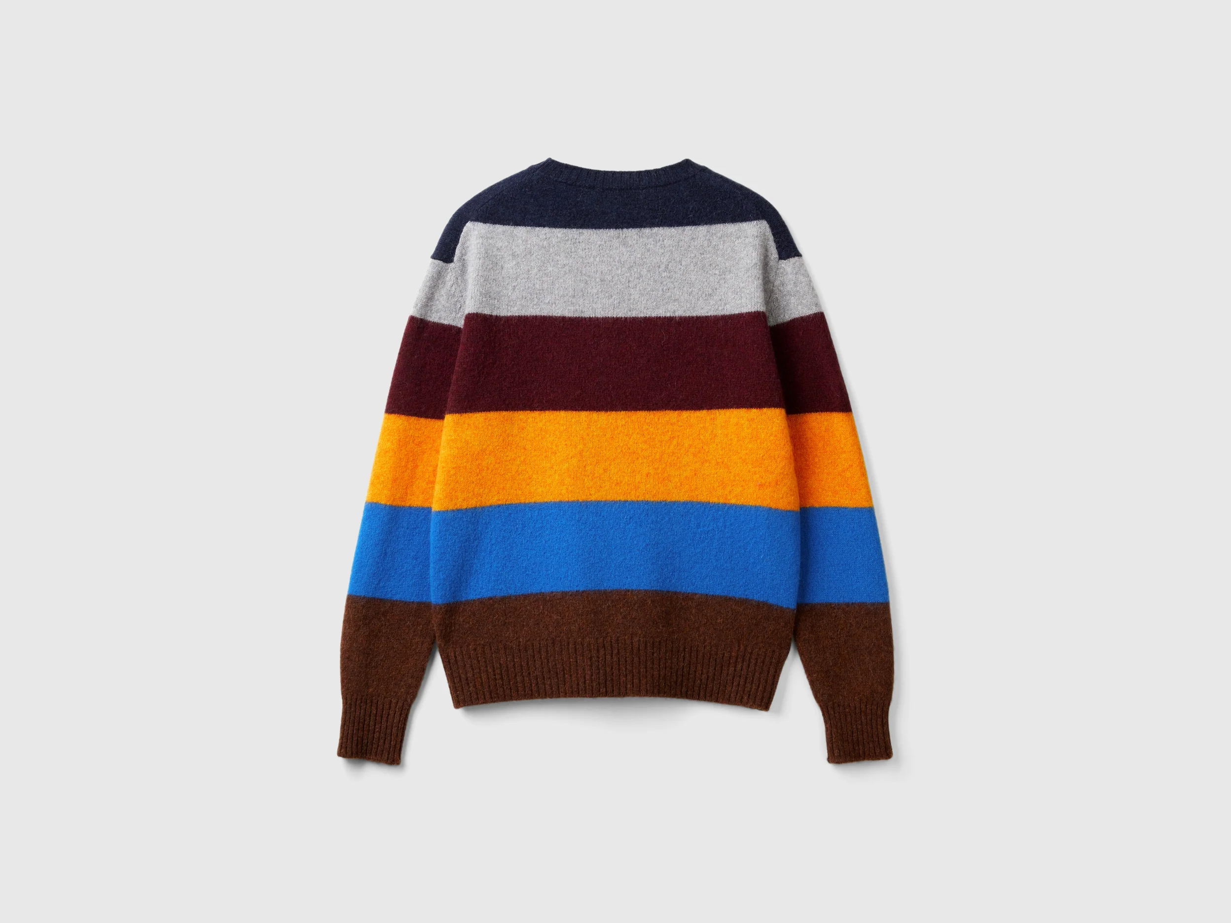 Maglia a righe in pura lana Shetland - Image 2