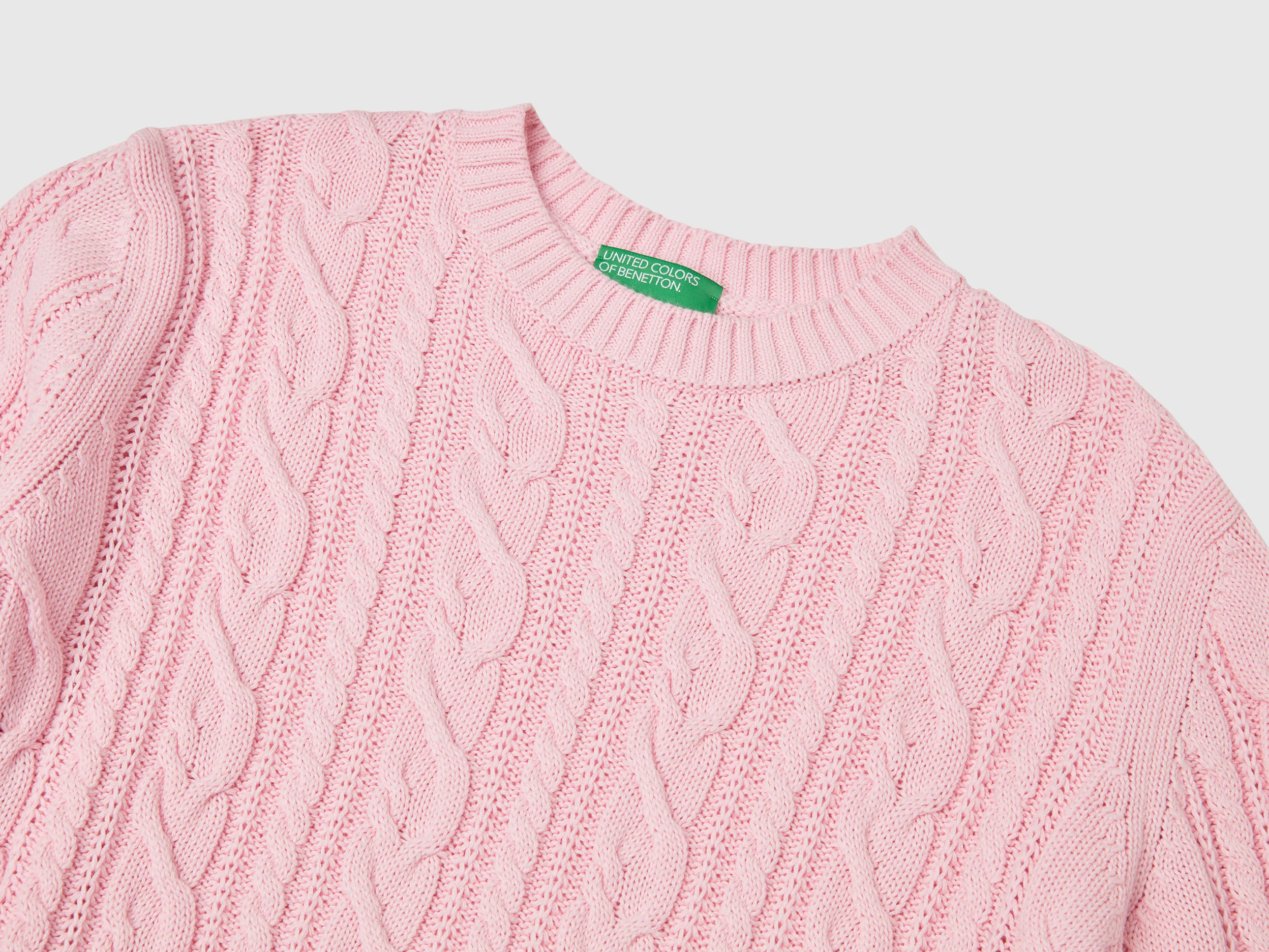 Maglia a trecce 100% cotone - Image 3