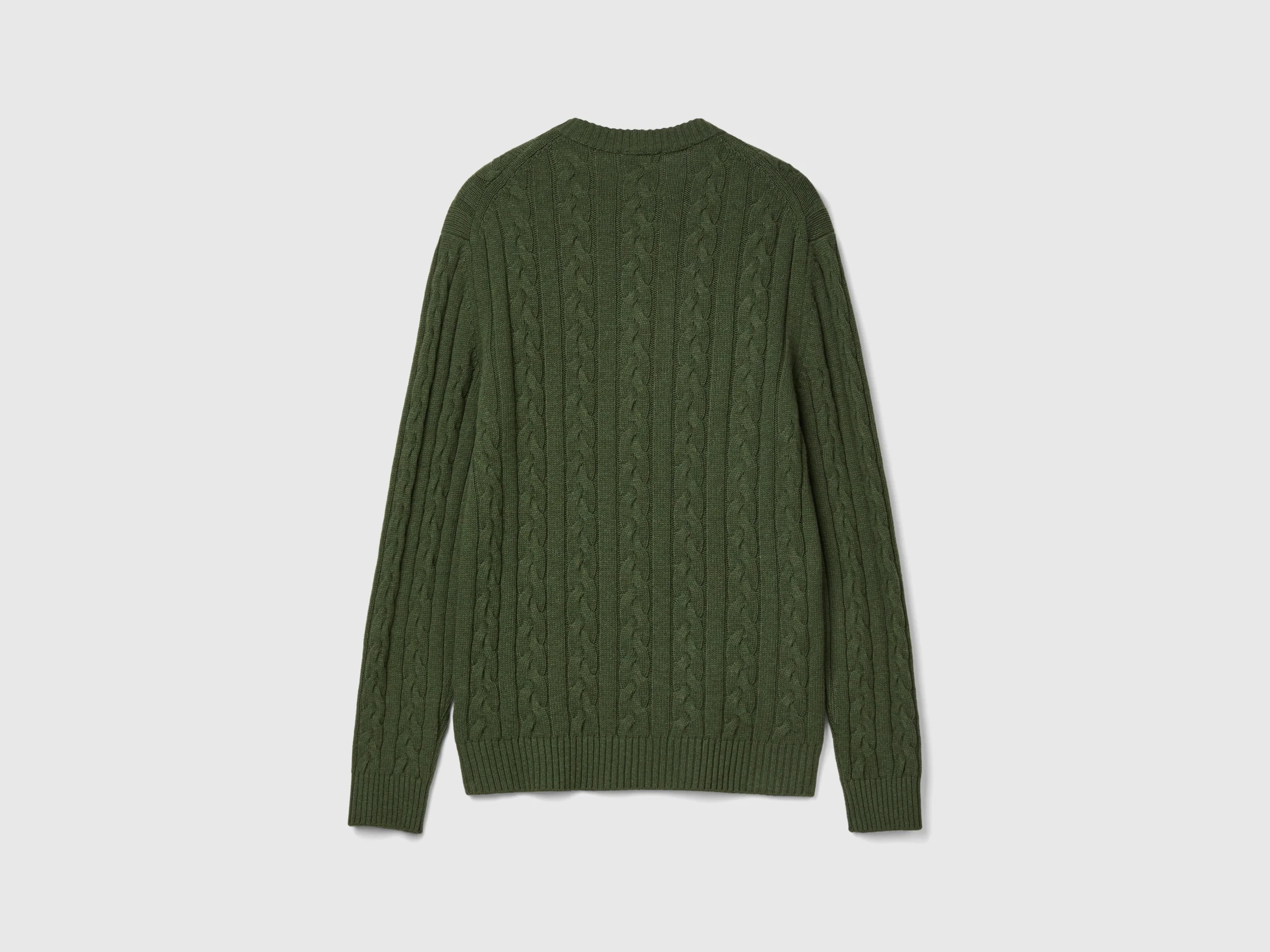Maglia a trecce in misto cashmere - Image 2