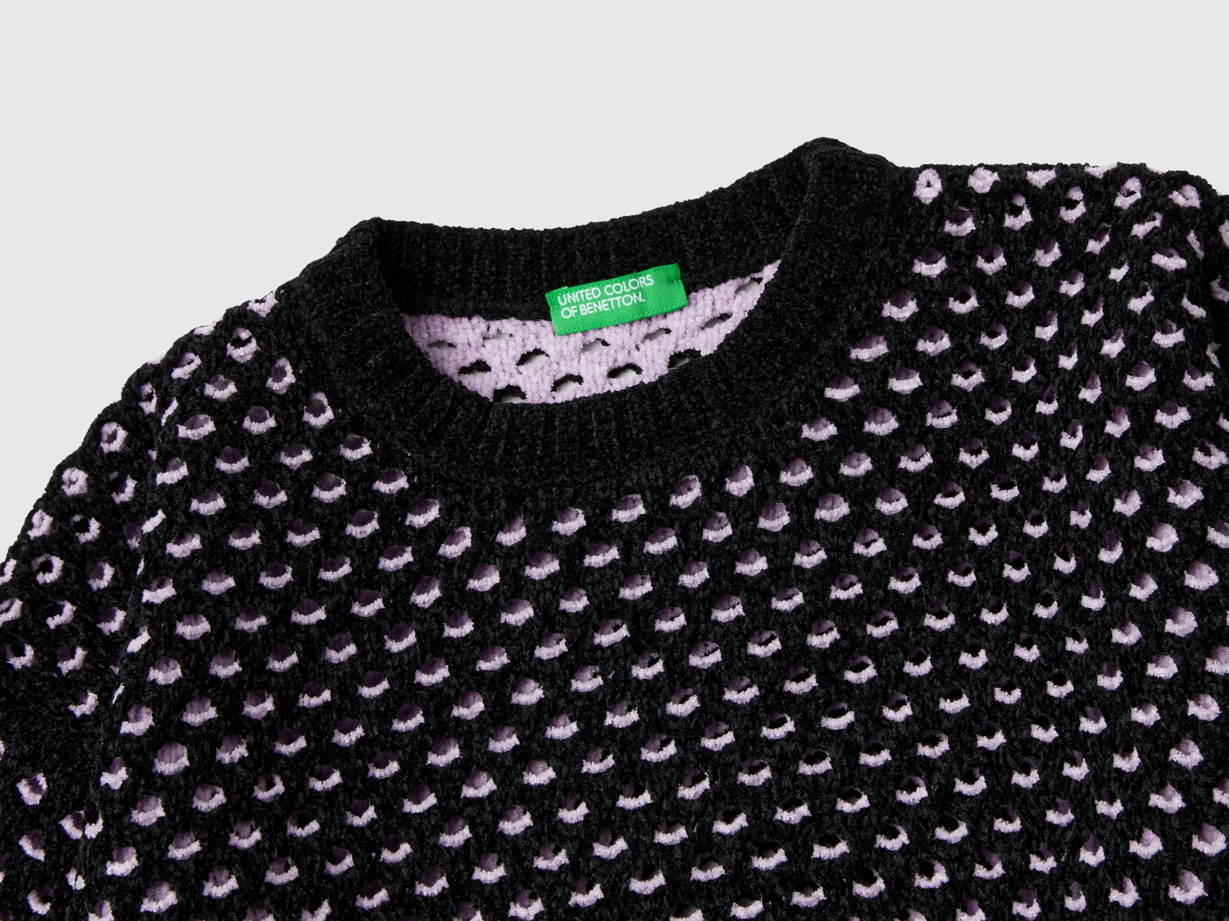 Maglia boxy fit in ciniglia - Image 3
