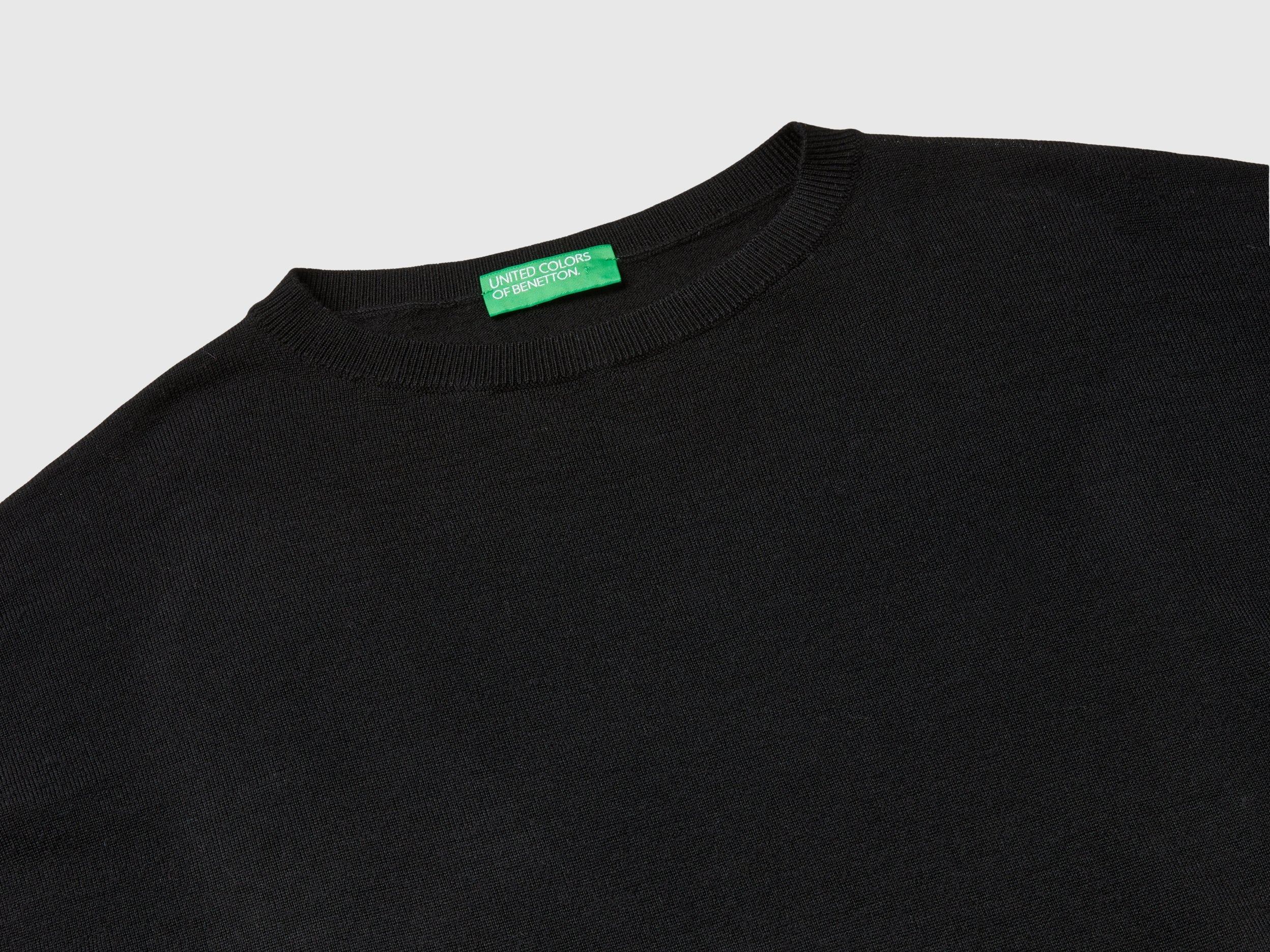 Maglia con scollo a barchetta in pura lana Merino - Image 3