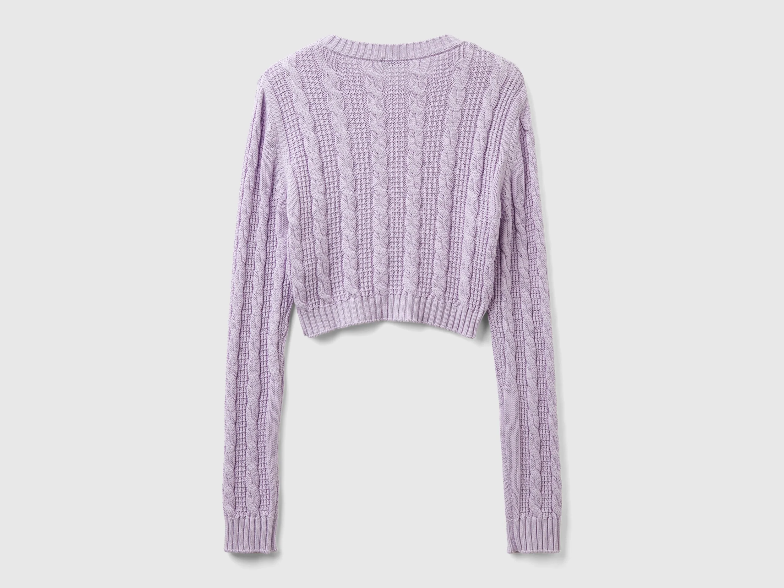 Maglia cropped a trecce - Image 2