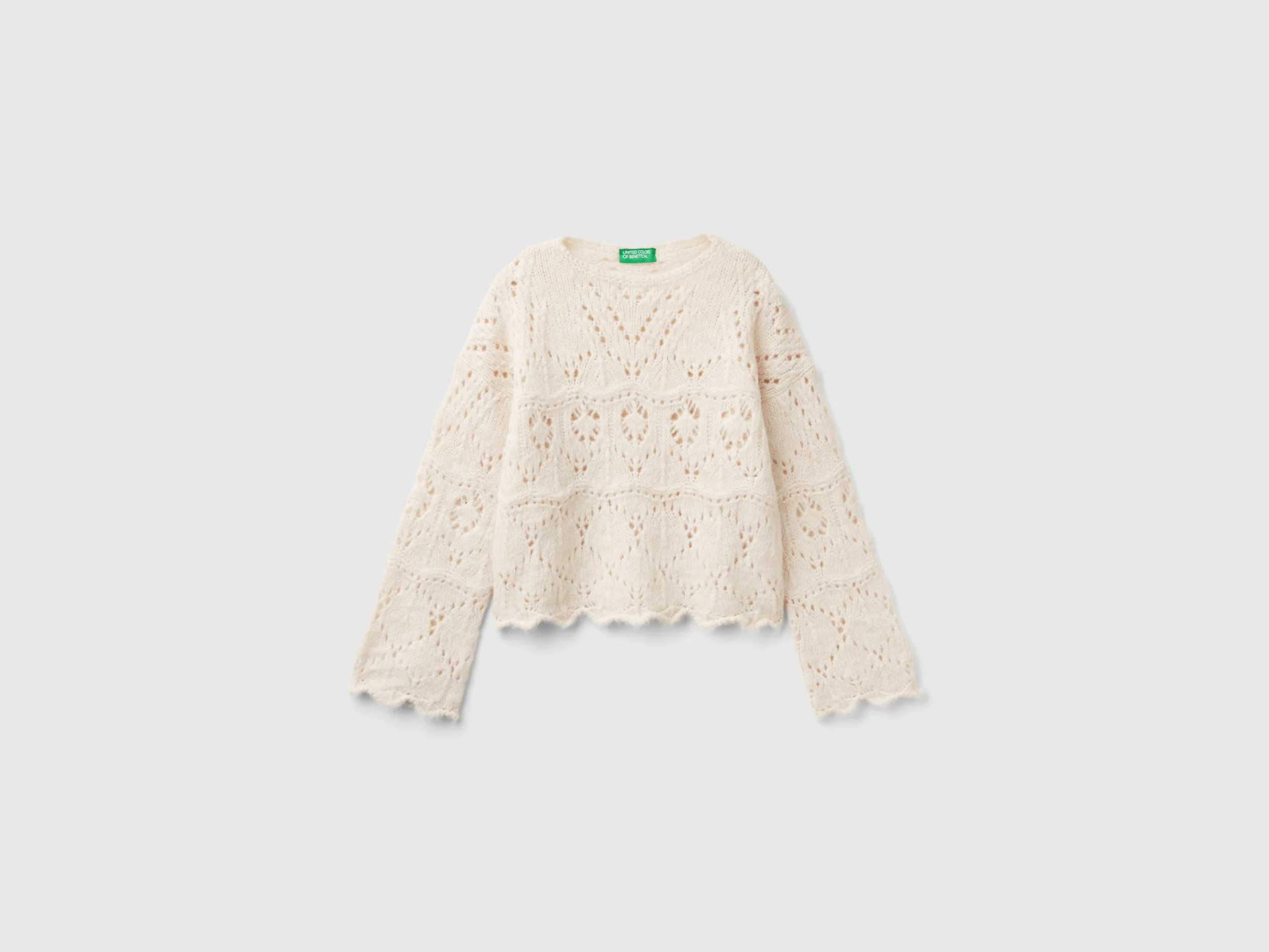 Maglia effetto pizzo