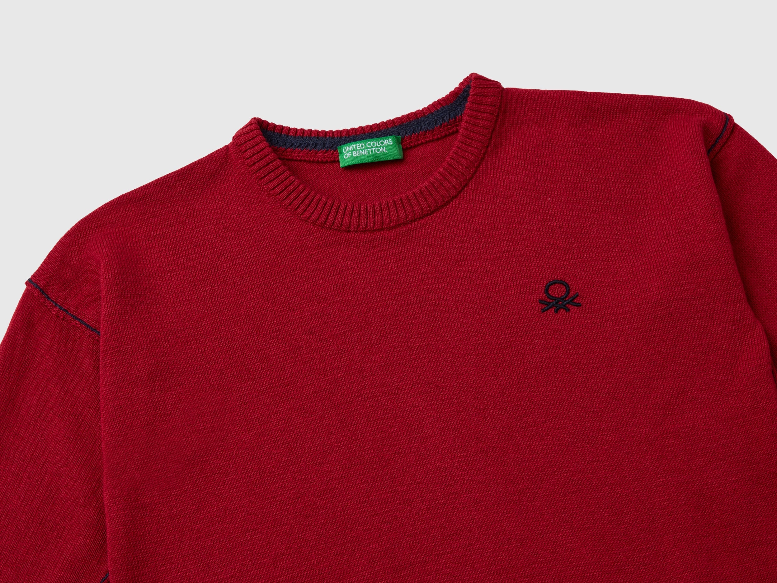 Maglia girocollo con ricamo - Image 3