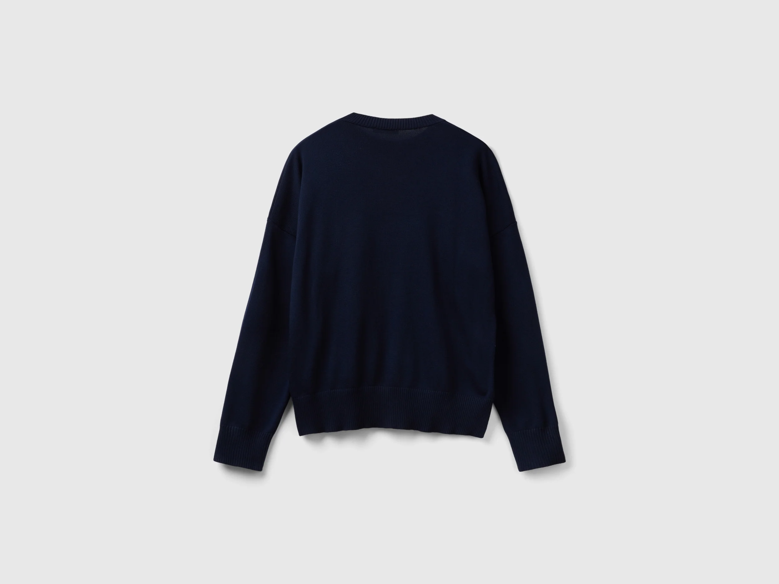 Maglia girocollo in cotone tricot - Image 2