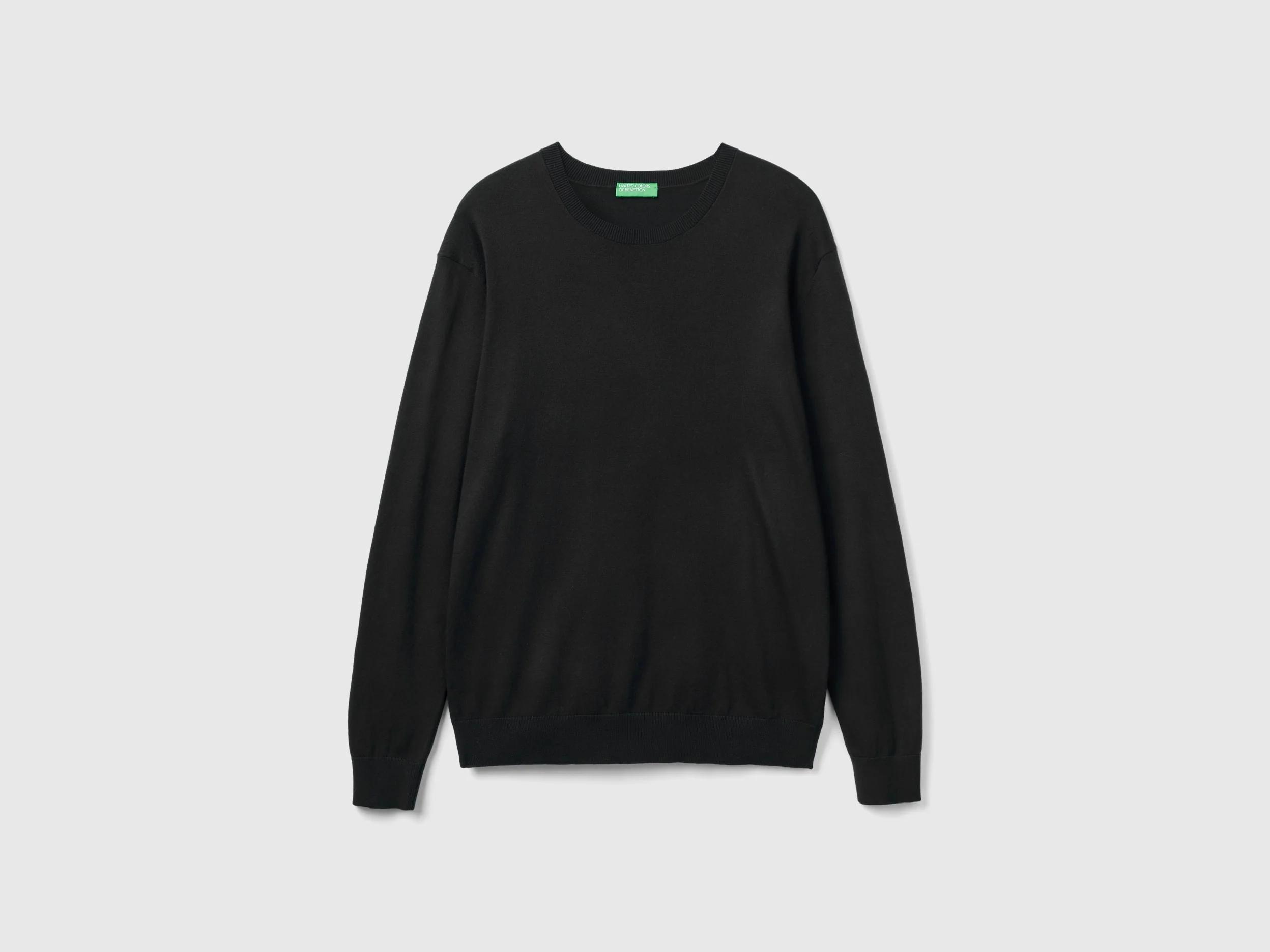 Maglia girocollo in misto cotone leggero