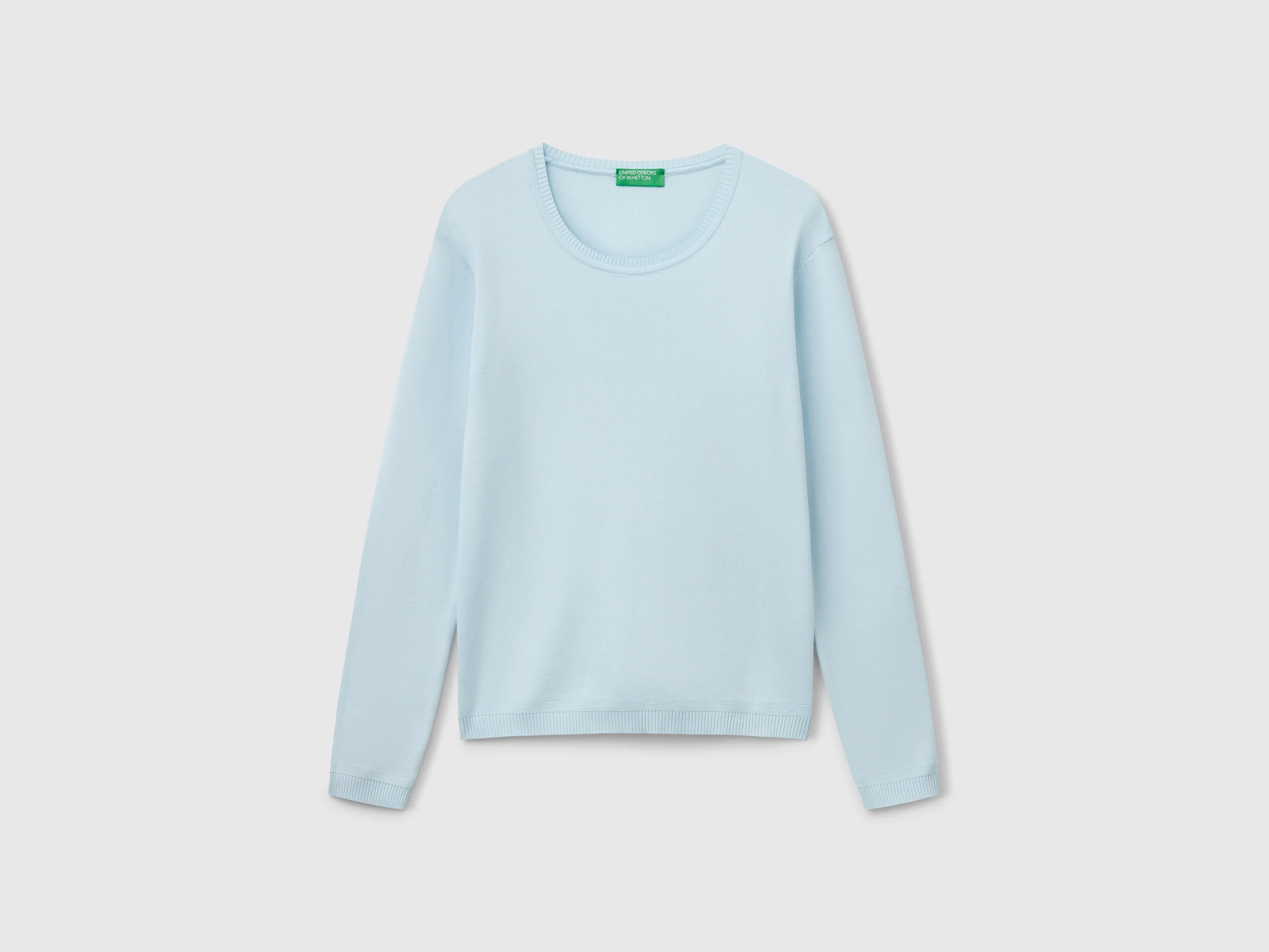 Maglia girocollo in puro cotone