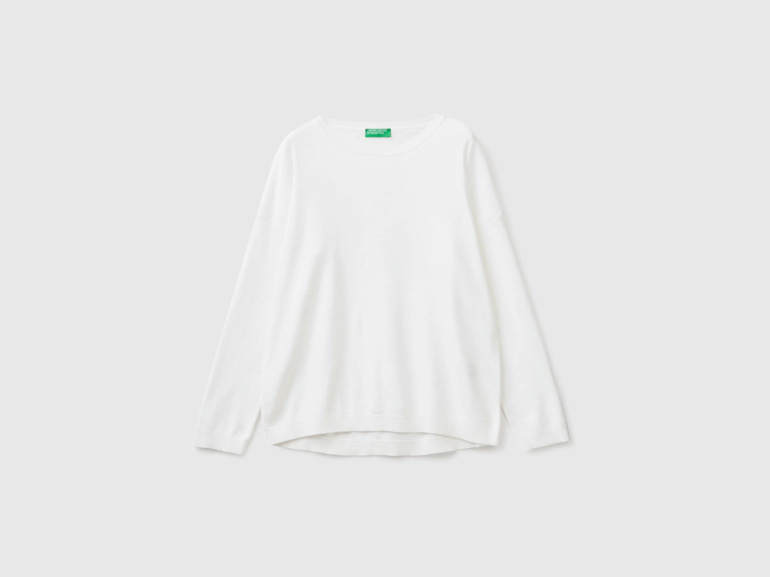Maglia in cotone con scollo rotondo