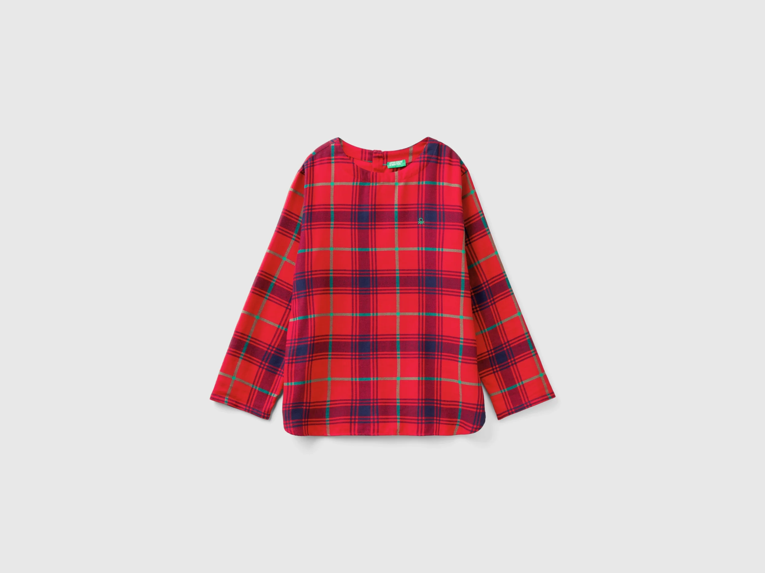 Maglia in flanella a quadri